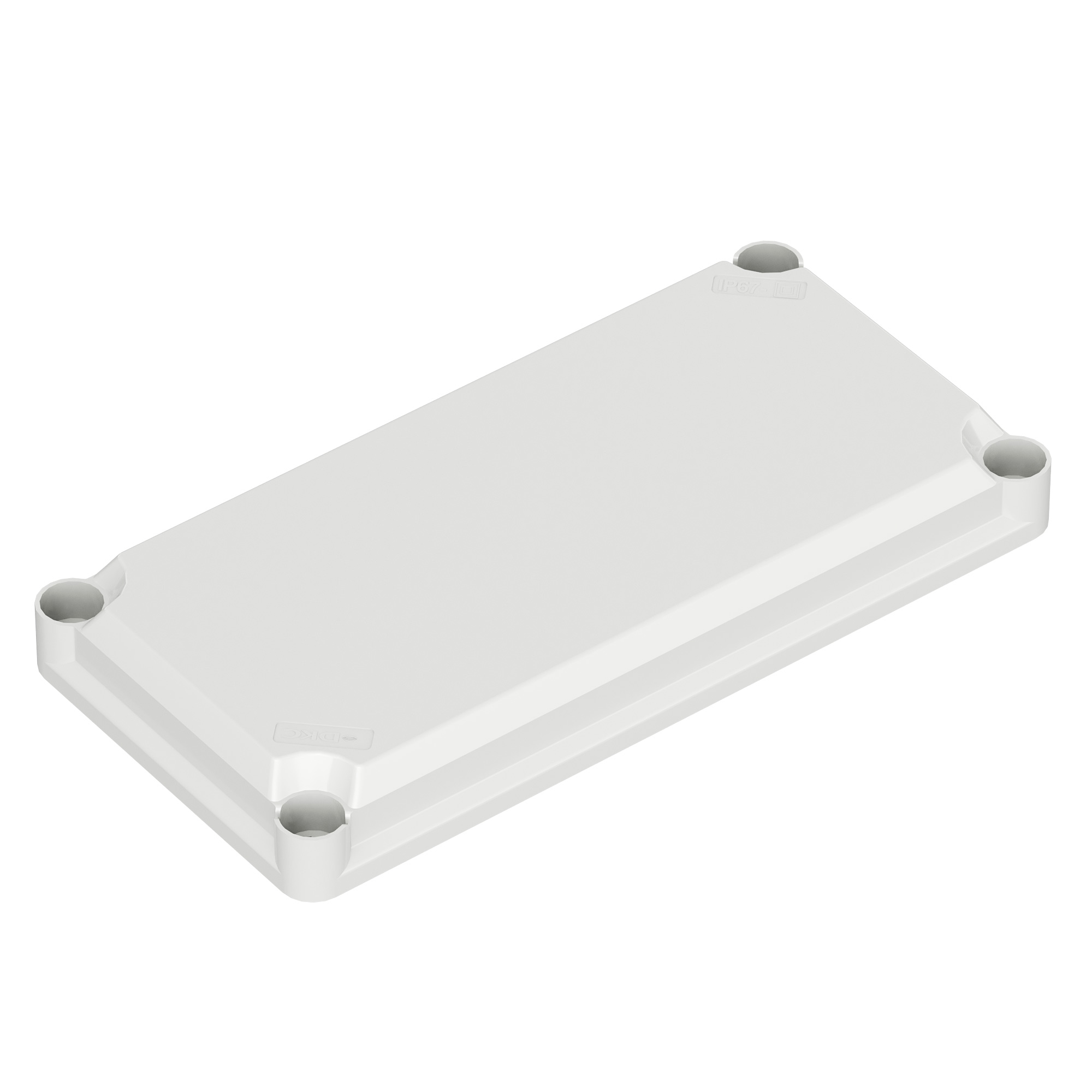 Непрозрачная крышка  высотой 35 мм, для корпуса RAM box 300х150х160 мм фото