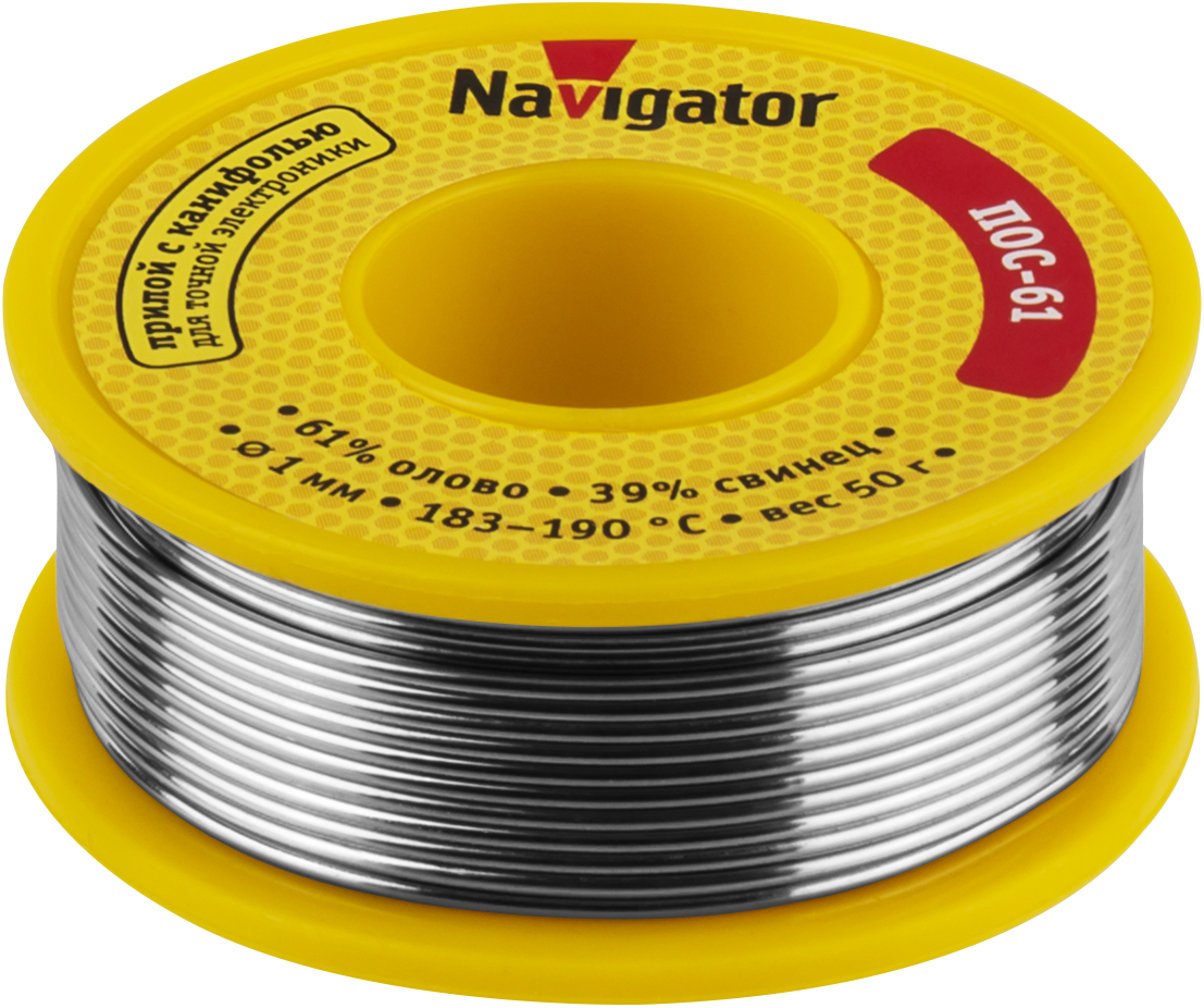 Припой Navigator NEM-Pos05-61K-1-K50 (100/10/1)