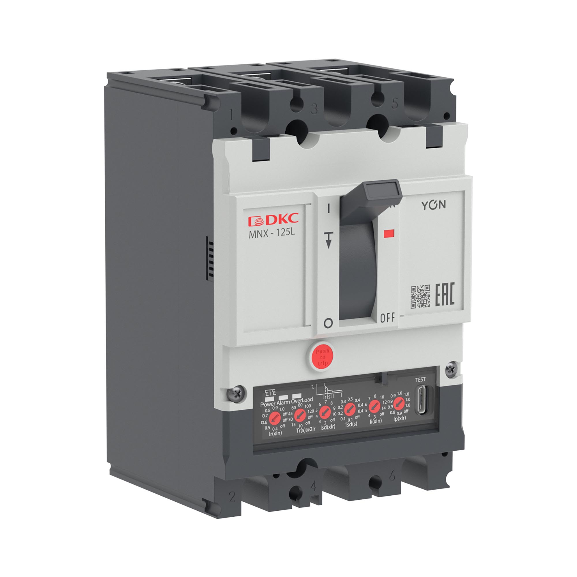 DKC Авт. выкл. YON pro MNX125L 3P 63A 70kA при AC415V расц. ETE фото