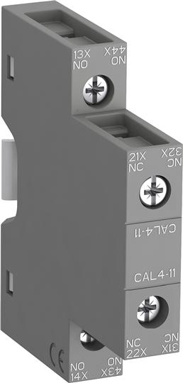 ABB CAL4-11 Контакт 1НО, 1НЗ боковой для контакторов AF09-AF38 и NF фото