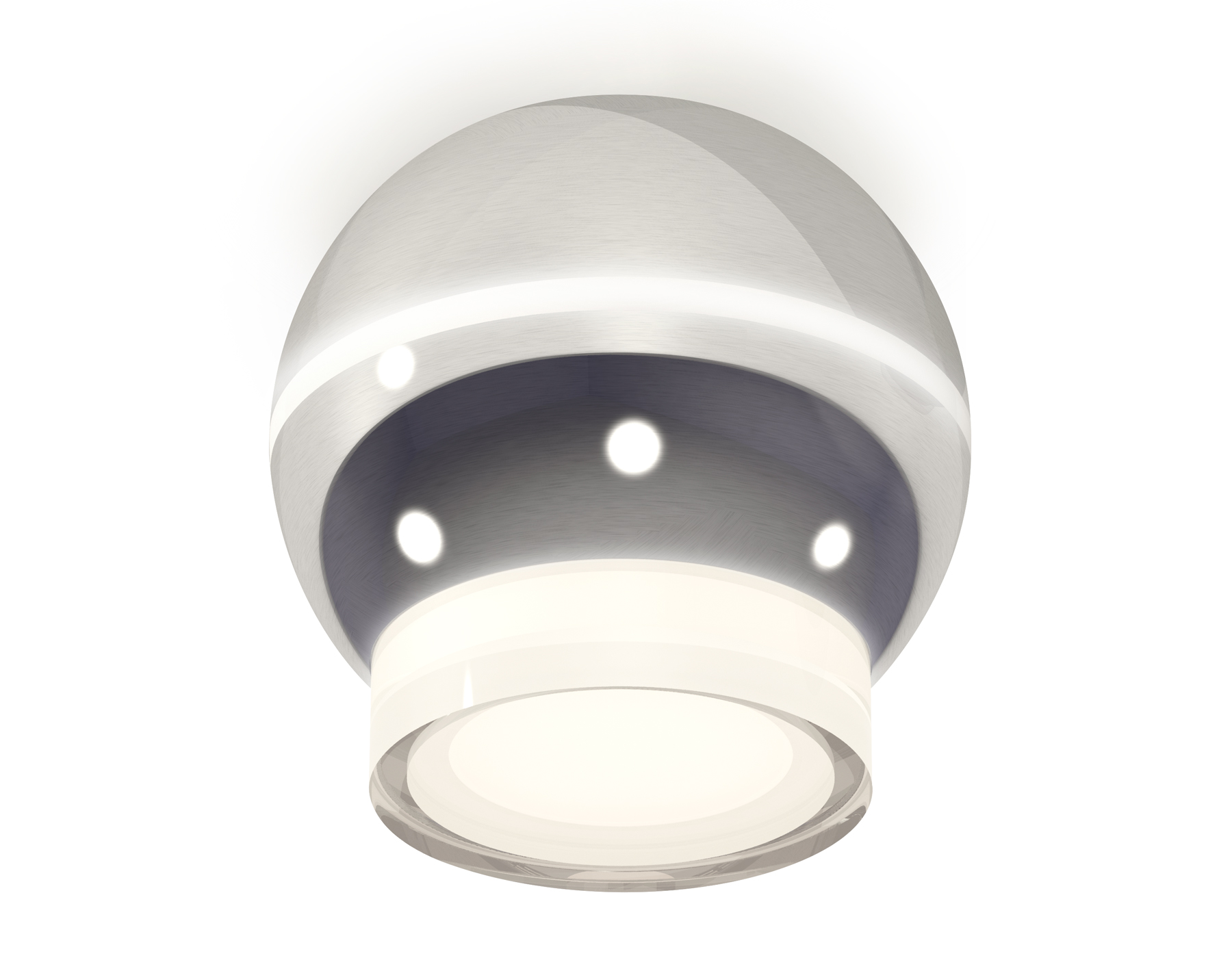 Ambrella Комплект накладного светильника XS1104031 PSL/FR серебро полированное/белый матовый MR16 GU5.3 LED 3W 4200K (C1104, N7160) фото