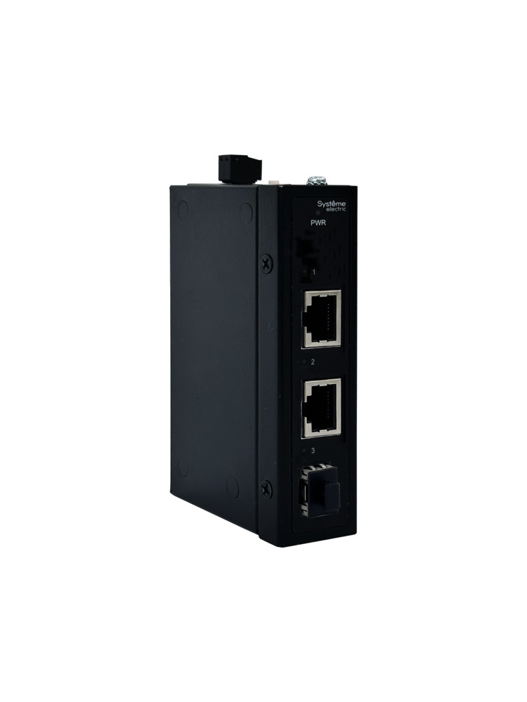 Systeme Electric Неуправляемый промышленный коммутатор Ethernet, 2x10/100/1000BaseT, 1x100/1000BaseX SFP фото