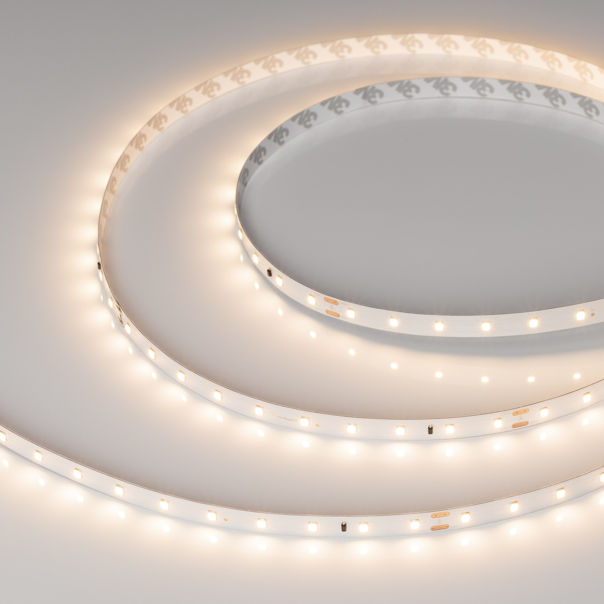 Arlight Лента IC-A60-10mm 24V Warm3000 (4.6 W/m, IP20, 2835, 30m) (4.6 Вт/м, IP20) фото
