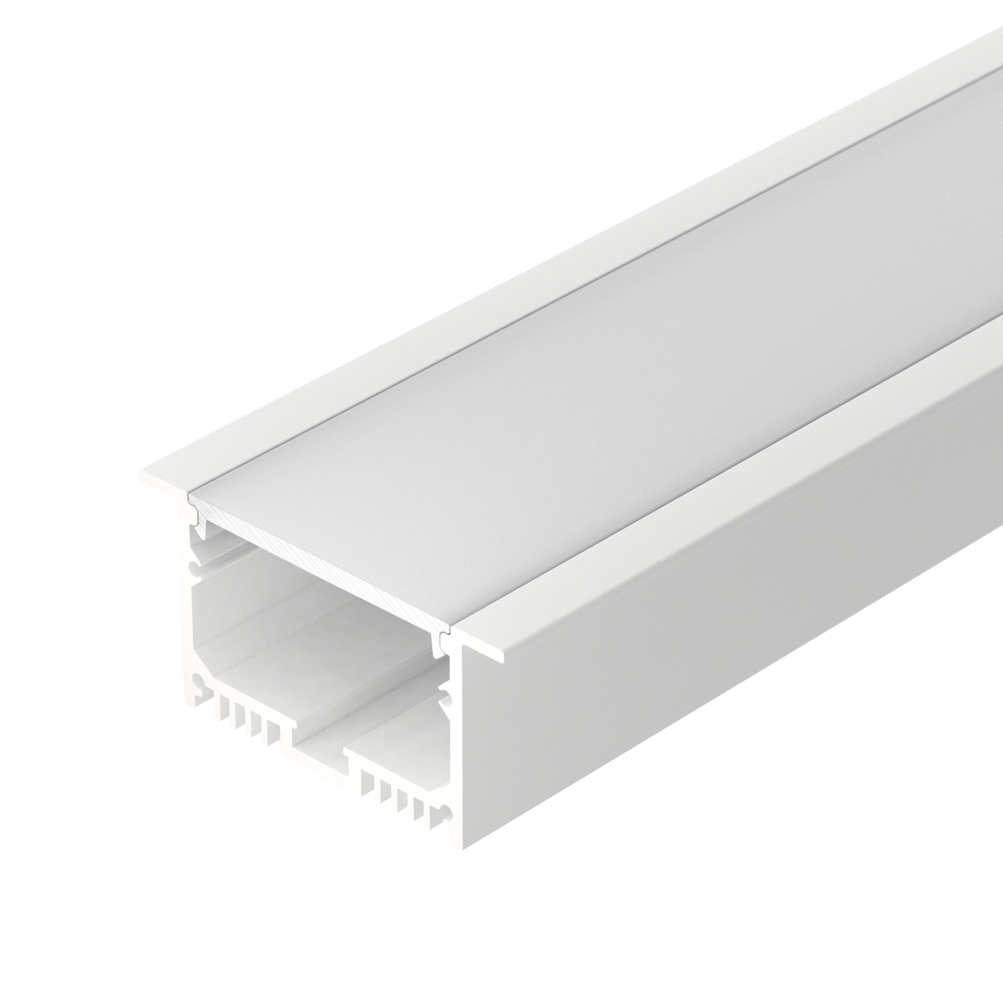 Arlight Профиль с экраном SL-LINIA62-F-2500 WHITE+OPAL (Алюминий) фото