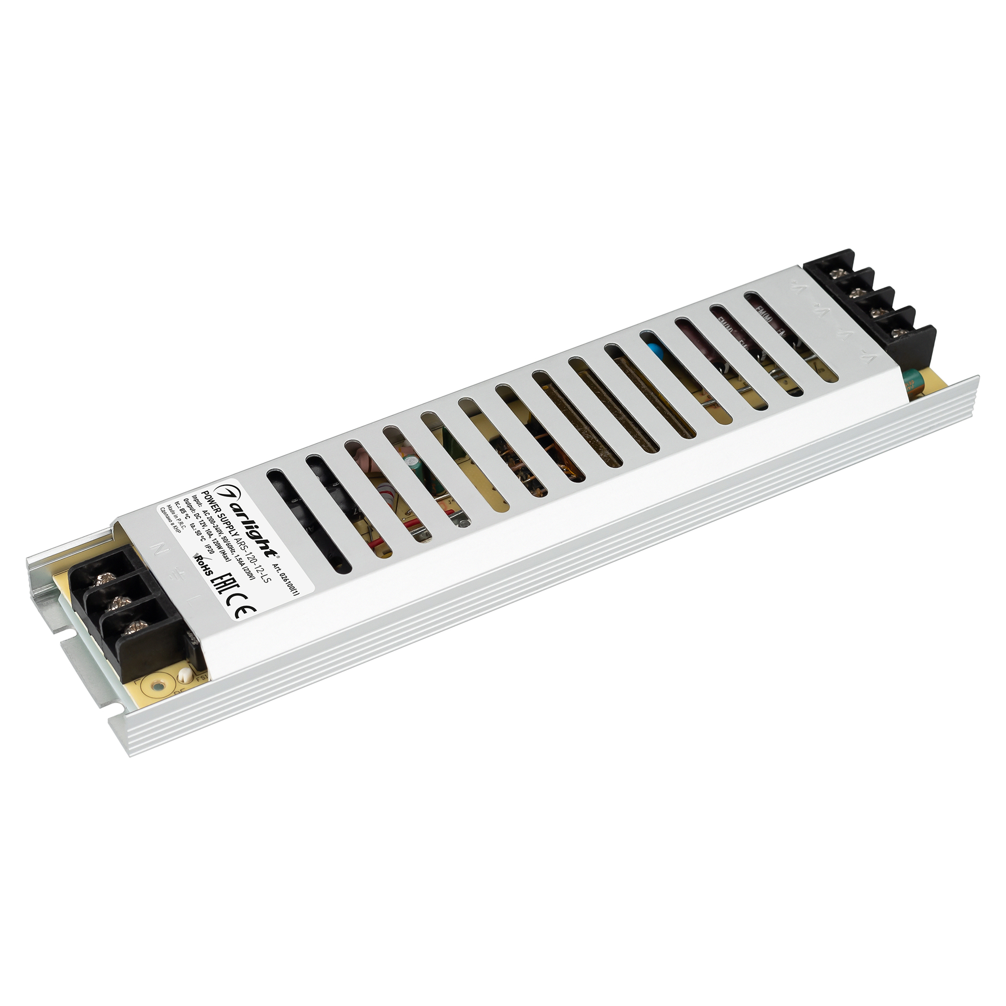 Arlight Блок питания ARS-120-12-LS (12V, 10A, 120W) (IP20 Сетка, 2 года) фото
