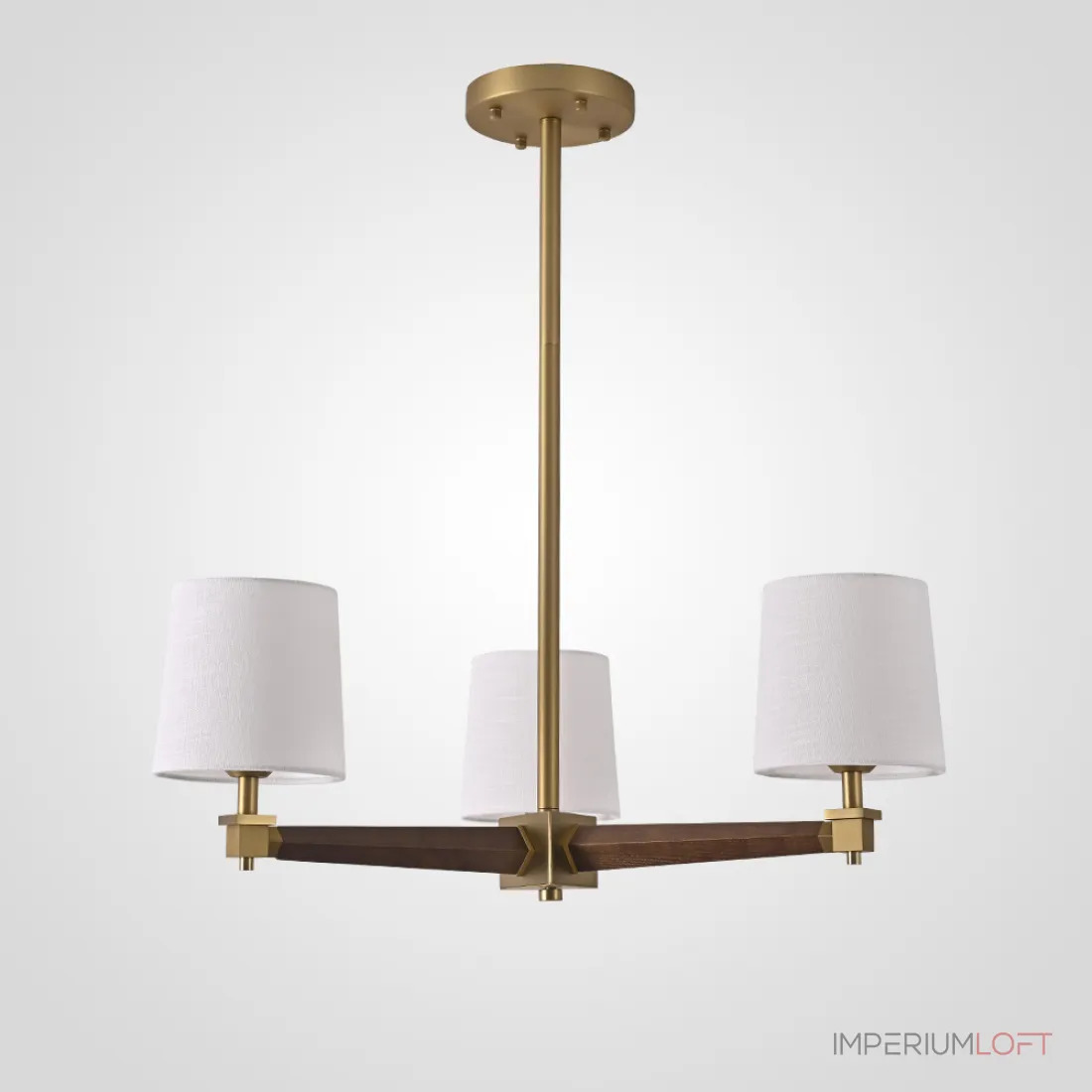 ImperiumLoft Люстра Jorgenson D70 White/Dark wood фото