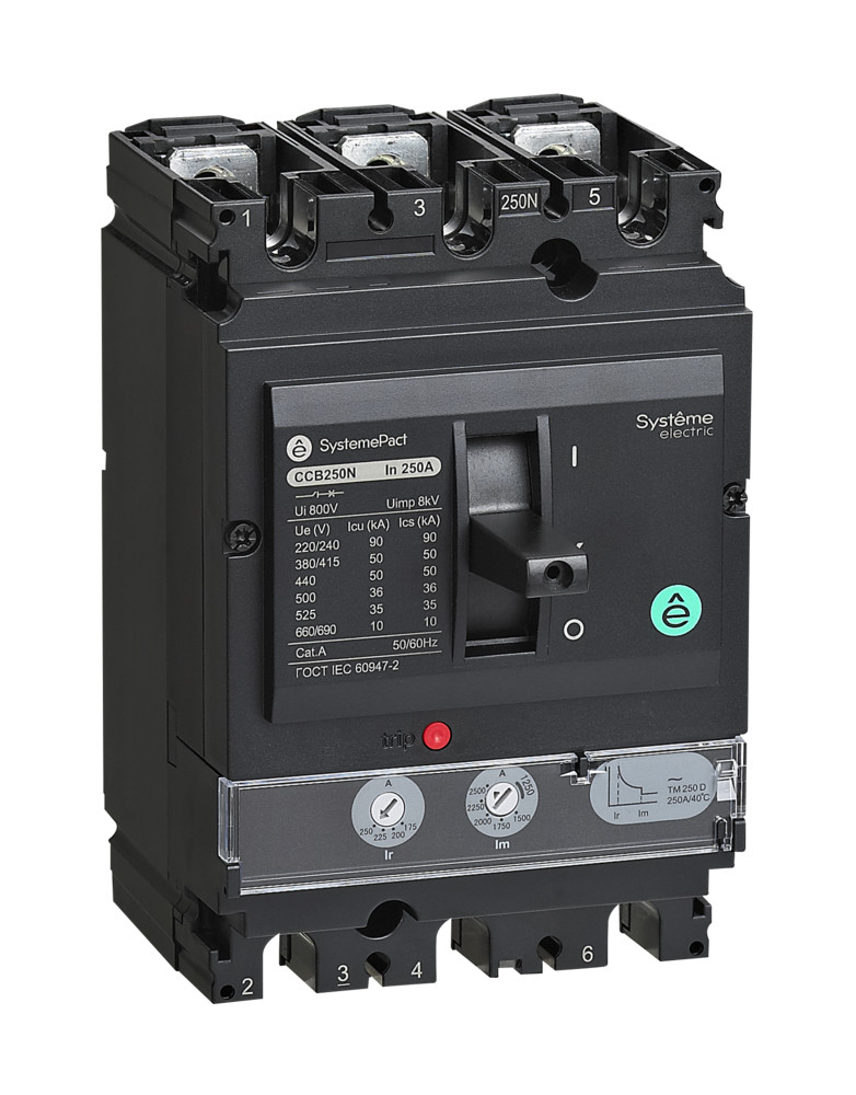 Systeme Electric SystemePact СCB Автоматический выключатель 250 100KA 3P3D TMD200 фото