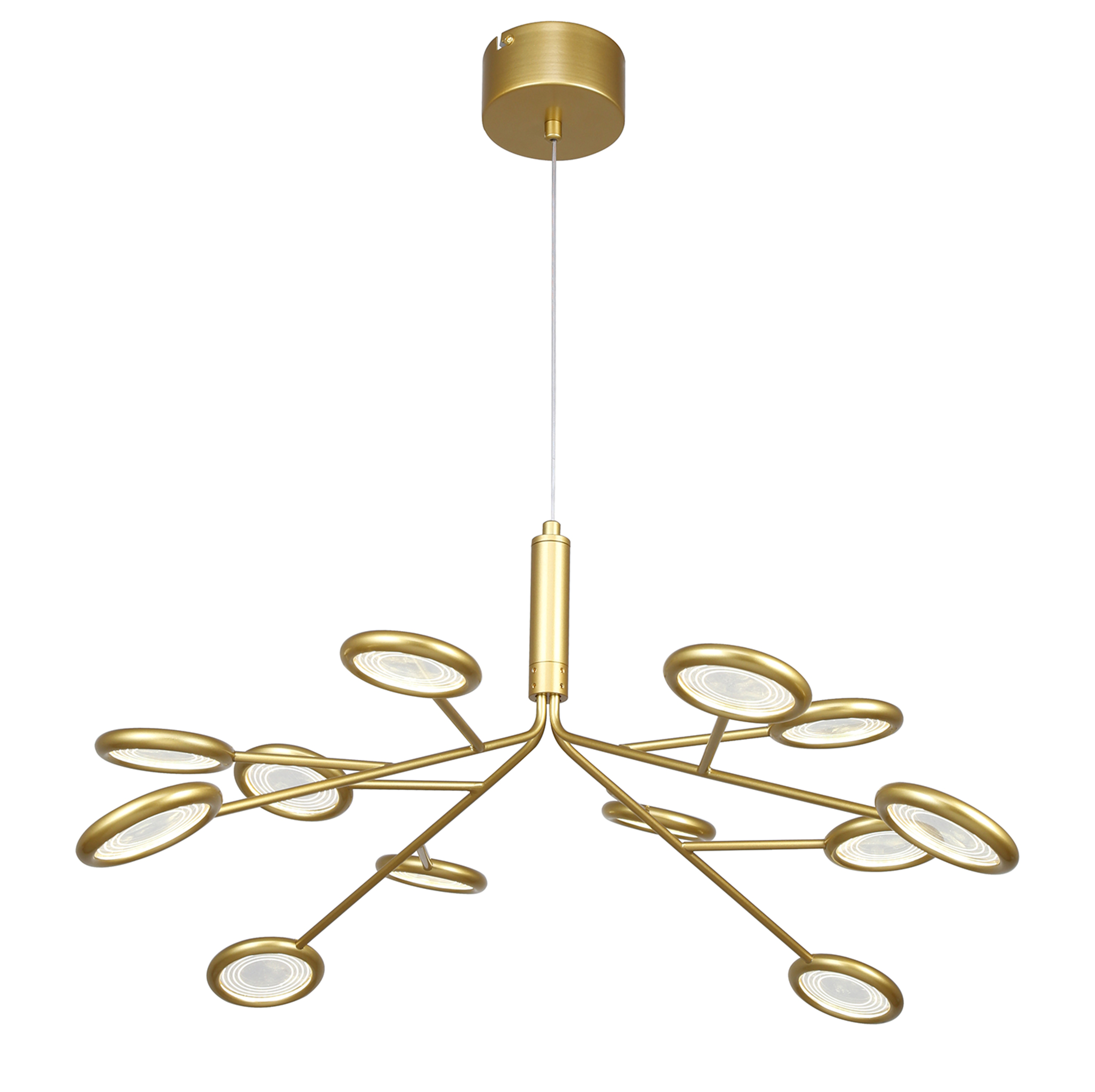 F-Promo 4253-12P, подвесная люстра, D650xH1320/320, 12xLEDx3W, 3060LM, 4000K, included фото