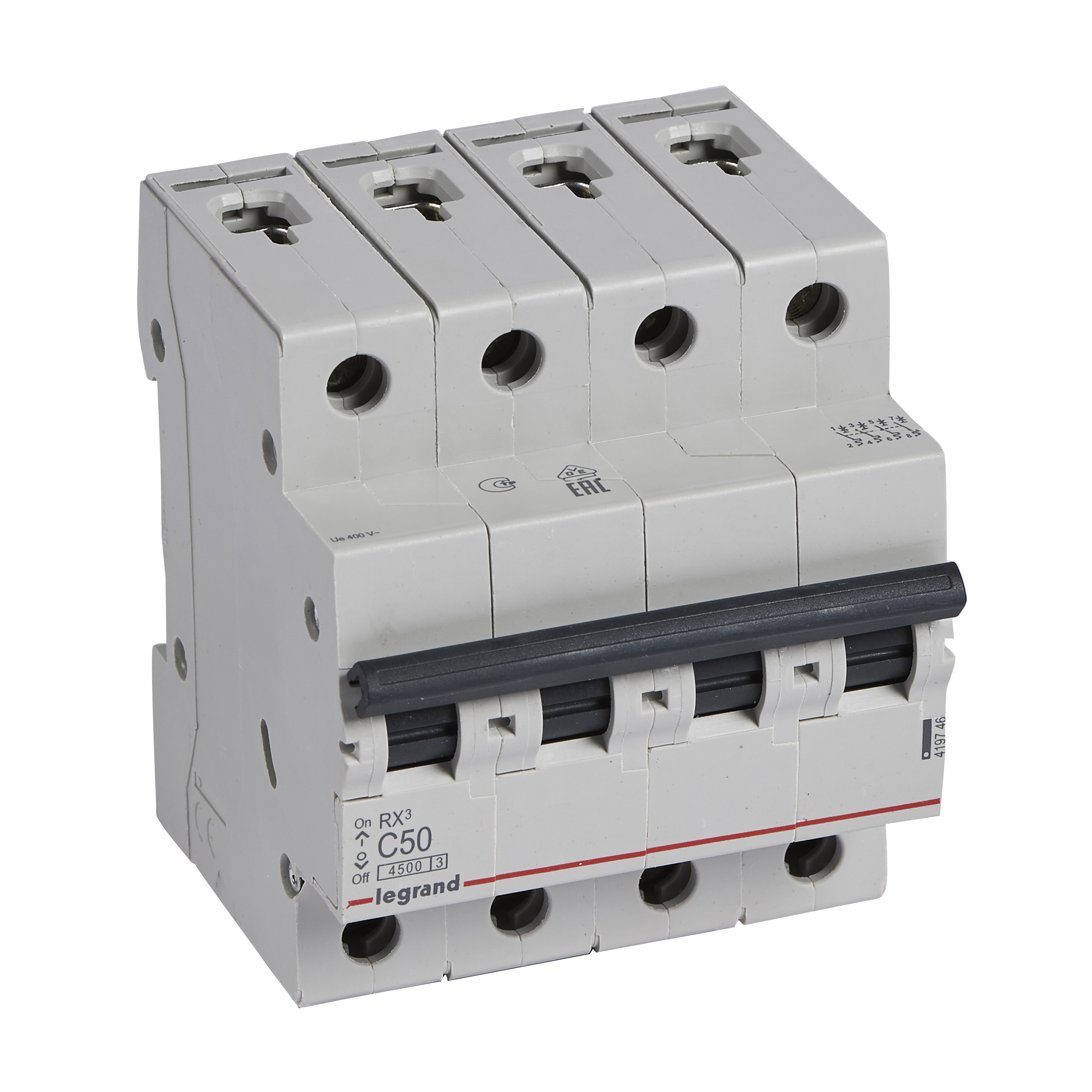 Legrand RX3 Автоматический выключатель 4P 50А (C) 4,5kA. фото