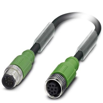 Phoenix Contact SAC-8P-M12MS/ 0,6-PUR/M12FS SH Кабель для датчика / исполнительного элемента фото