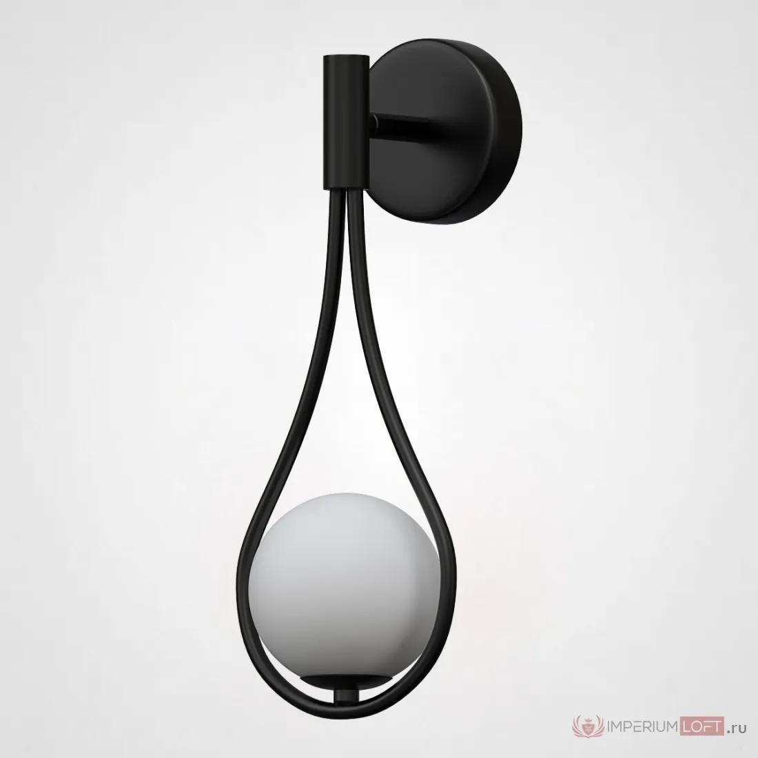 ImperiumLoft Настенное бра HOOP DROP WALL Black фото