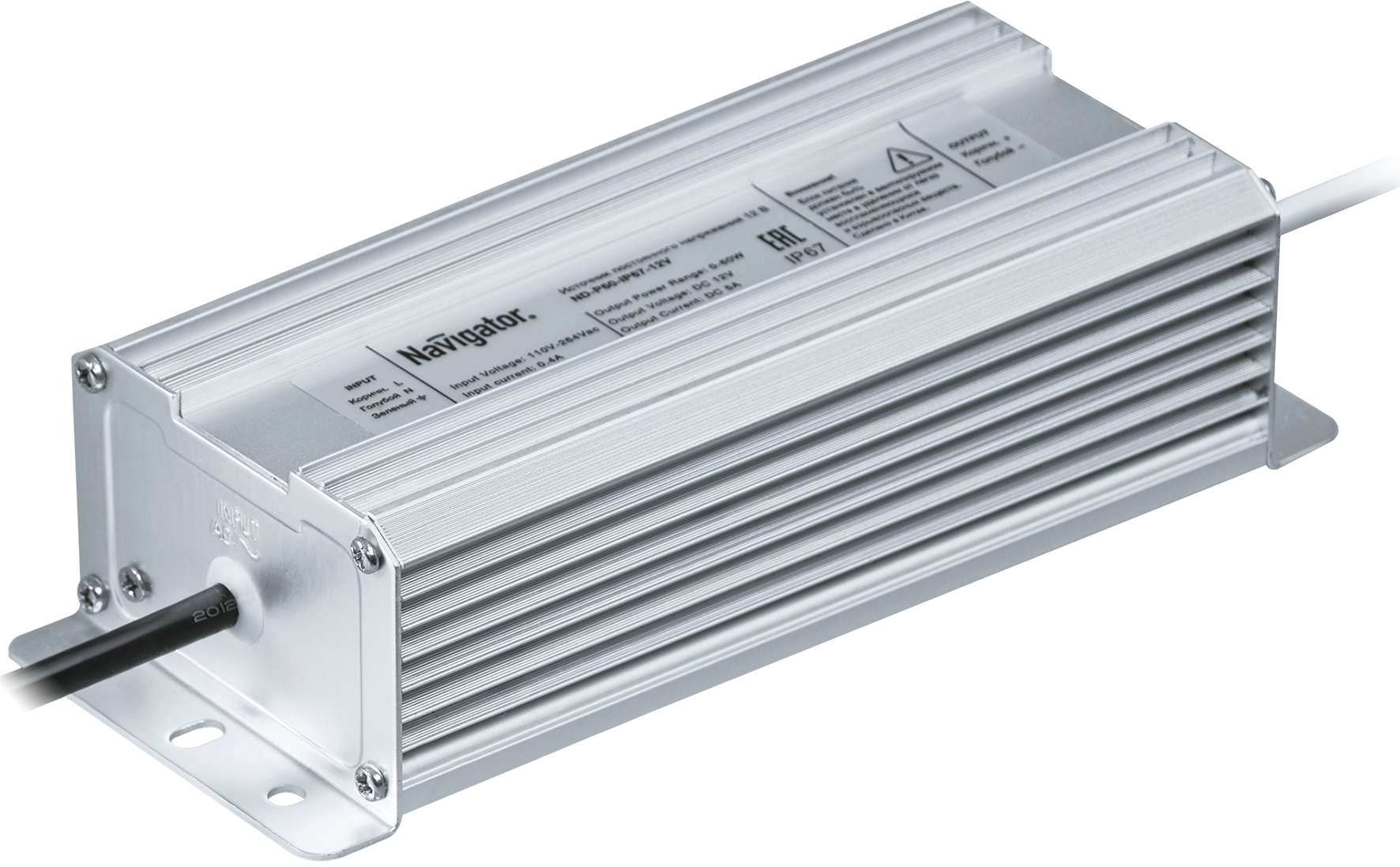 Navigator Блок питания 60W 12V IP67 фото