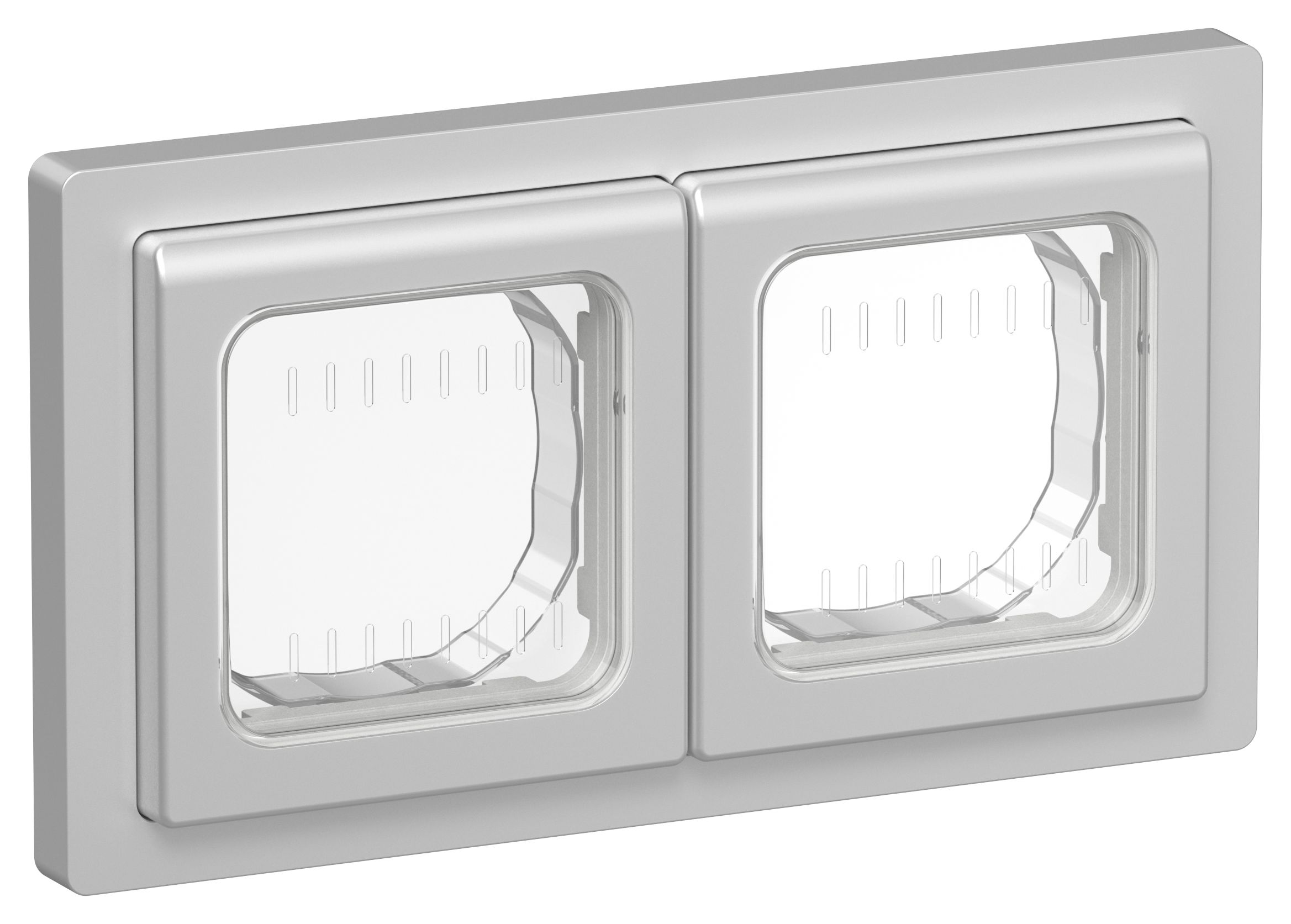 IEK FLITE Алюминий Рамка 2-местная IP55 фото