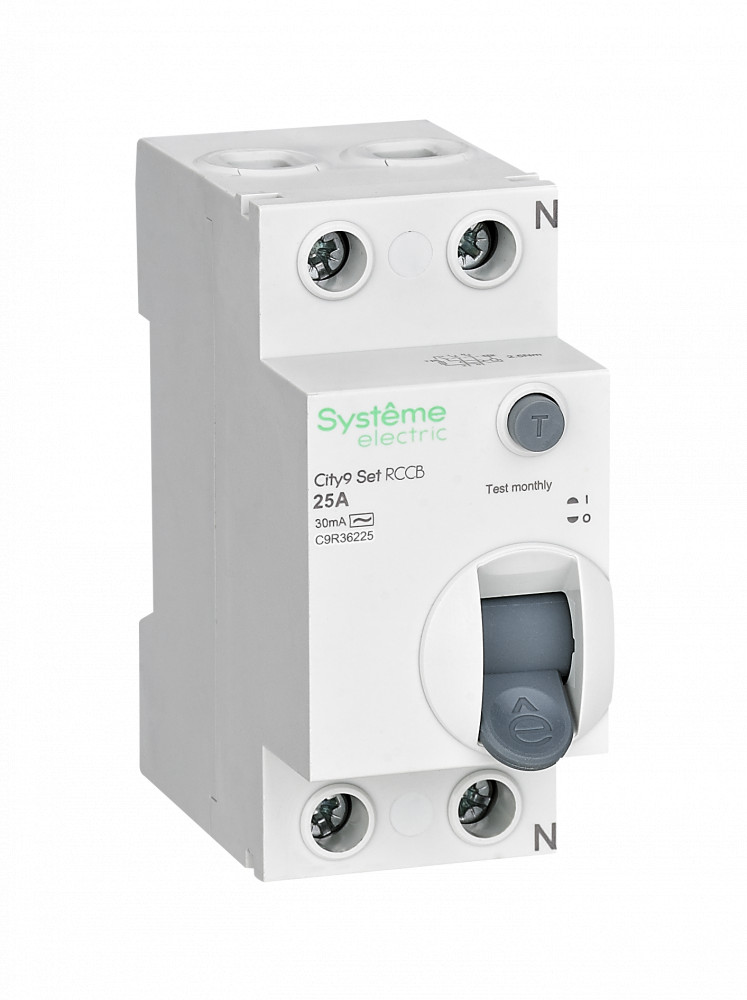 Systeme Electric City9 Set Выключатель дифференциального тока (ВДТ) 25А 2P 30мА Тип-AC 230В фото