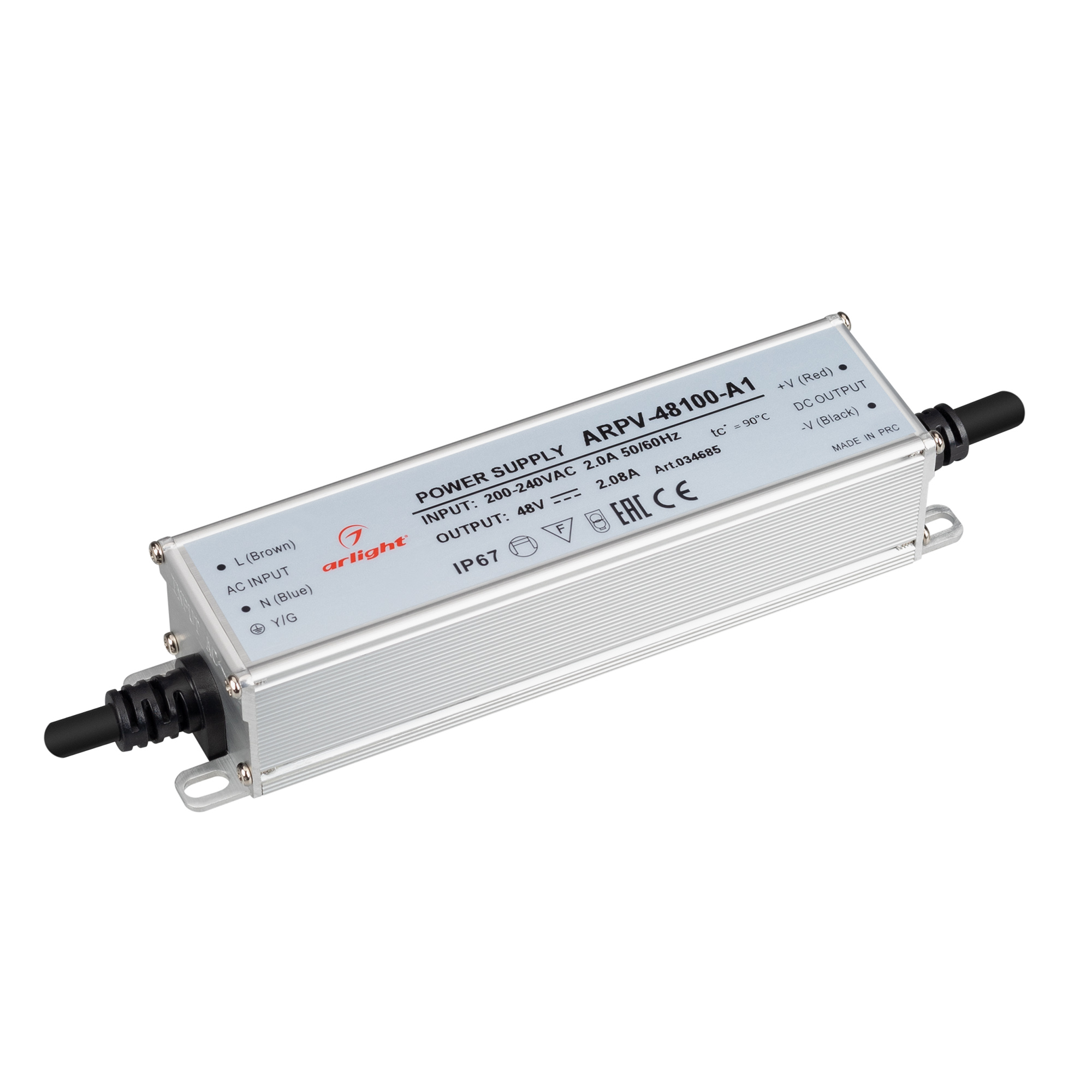Arlight Блок питания ARPV-48100-A1 (48V, 2.08A, 100W) (IP67 Металл, 3 года) фото