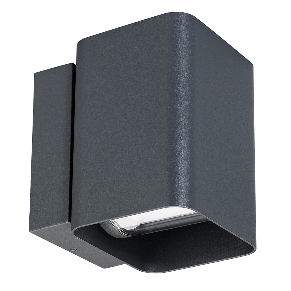 Светильник LGD-WALL-VARIO-S104x129-2x6W Warm2700 (GR, 1-80 deg) (Arlight, IP54 Металл, 3 года) фото