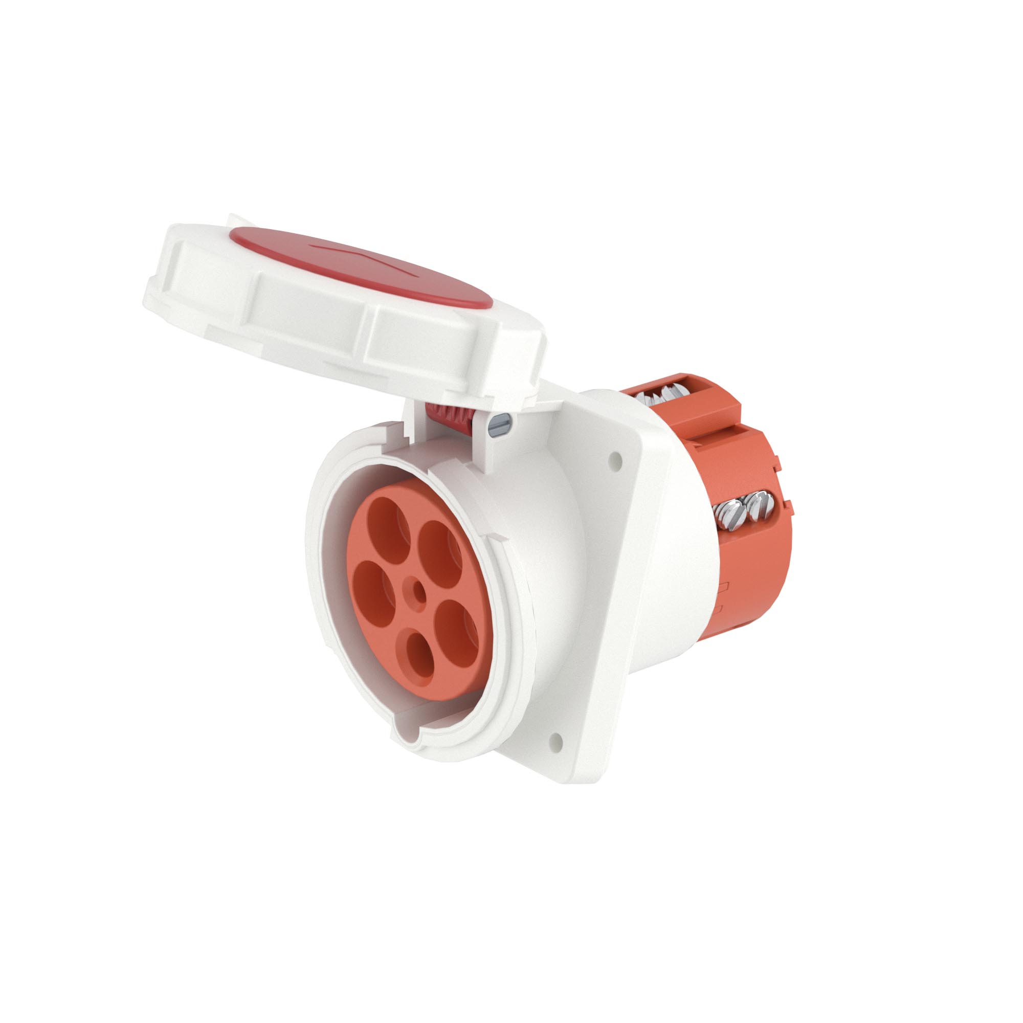 DKC Розетка панельная с наклоном PAS IP67 125A 3P+E+N 400В фото