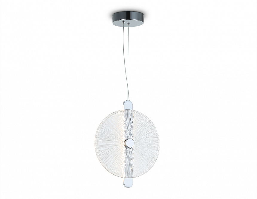 Ambrella Светильник светодиодный подвесной LH31145 СH/CL хром/прозрачный 13W 3000K 280*60*350 фото