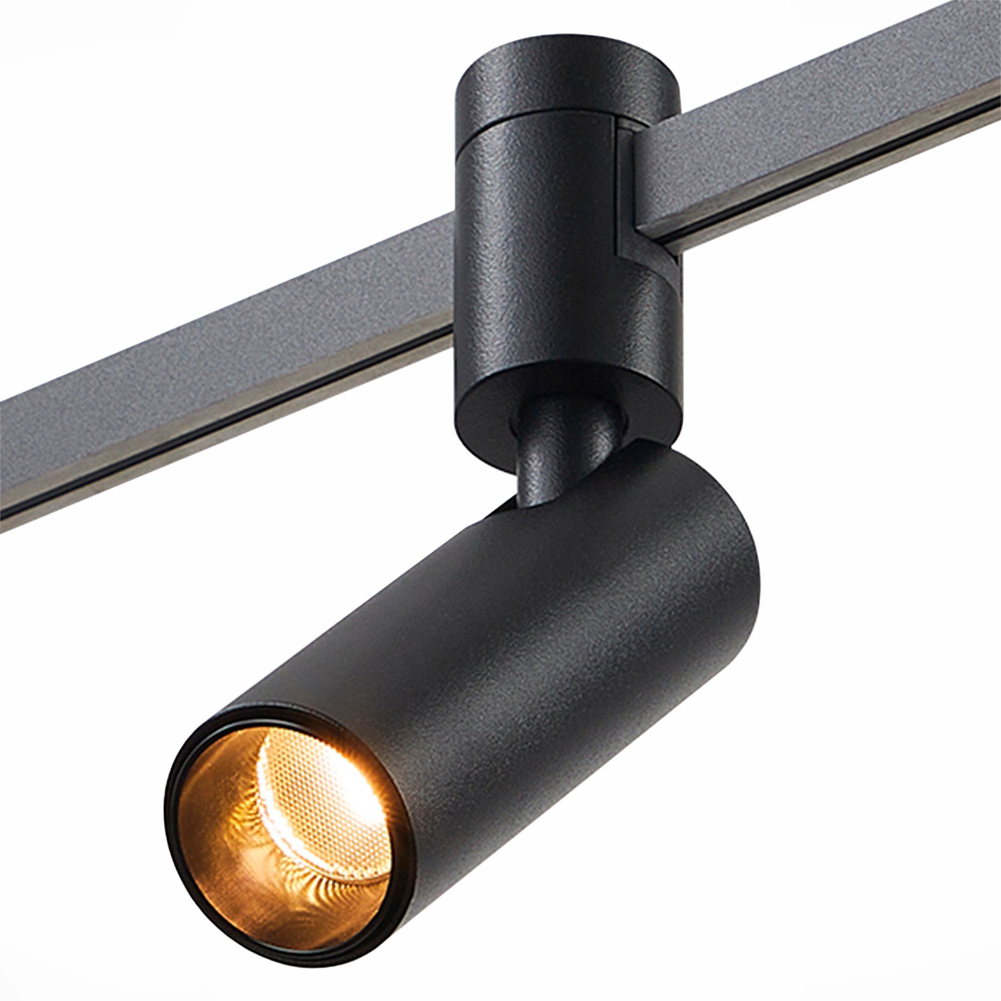ST LUCE ST811.446.05 Магнитный трековый светильник FARM Черный LED 1*5W 4000K 341Lm Ra90 60 IP20 D35xH100 2 фото