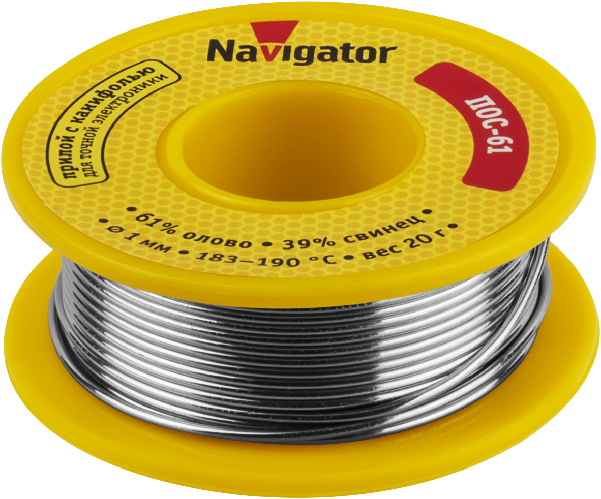 Припой Navigator NEM-Pos04-61K-1-F20 (250/10/1)