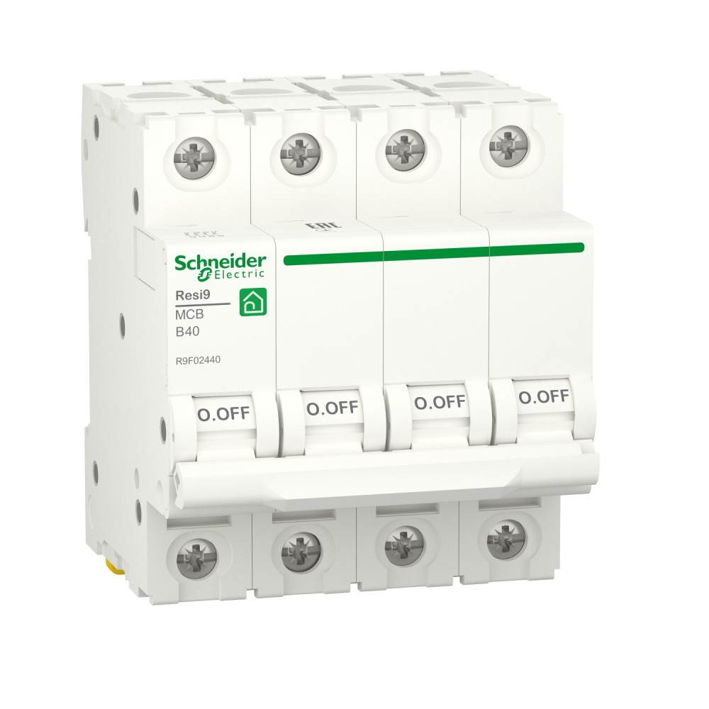Schneider Electric RESI9 Автоматический выключатель (АВ) B 40А 4P 6000A фото