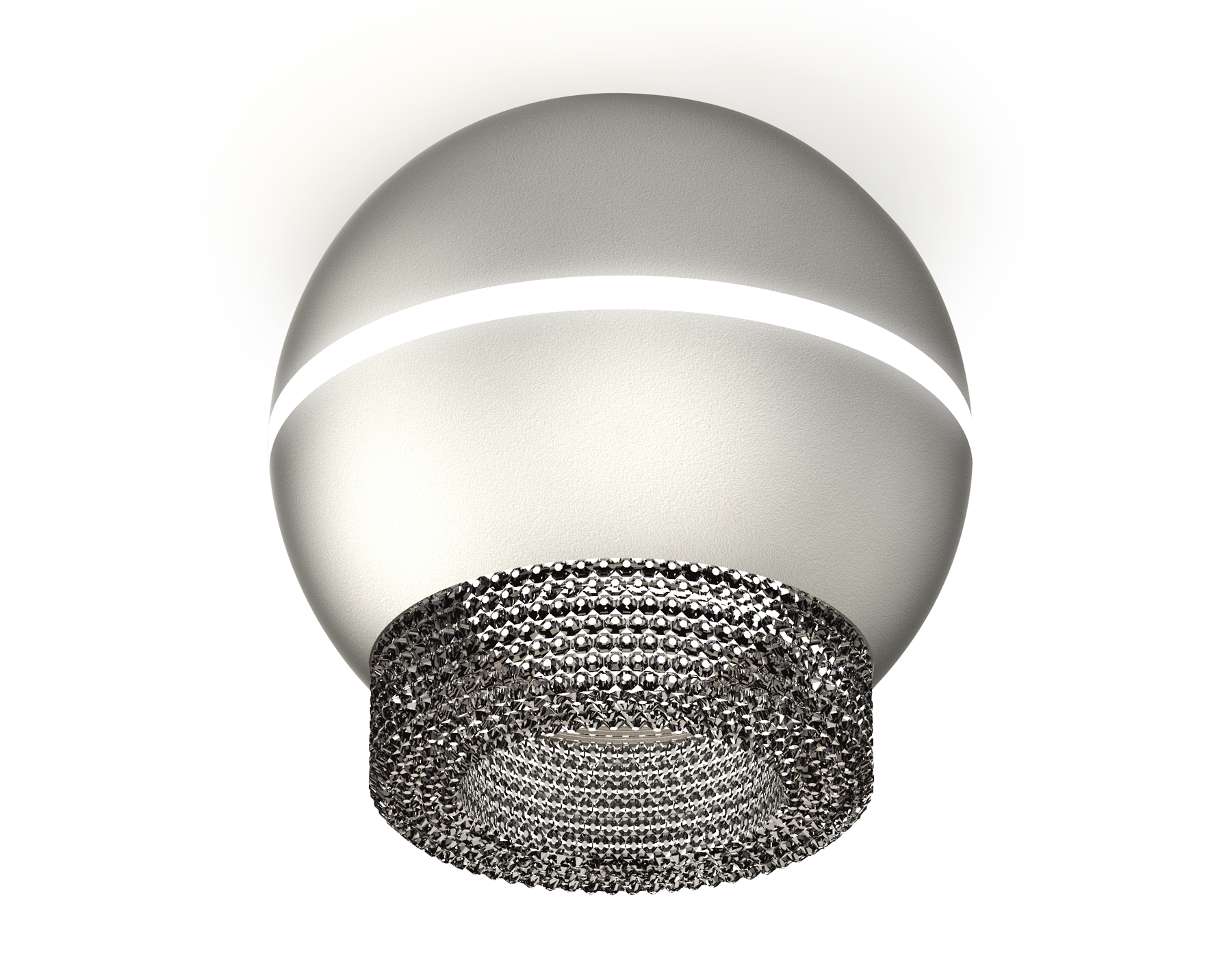 Ambrella Комплект накладного светильника XS1103020 SSL/BK серебро песок/тонированный MR16 GU5.3 LED 3W 4200K (C1103, N7192) фото