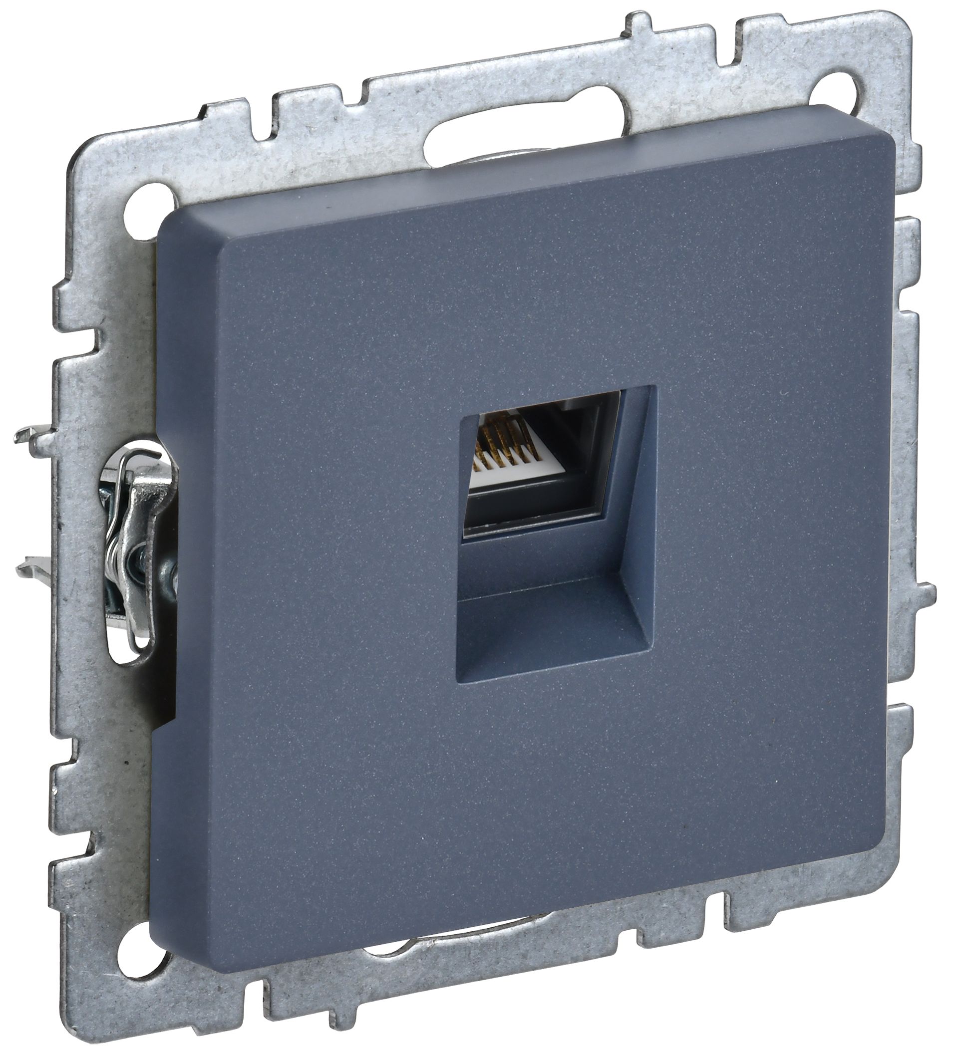 IEK BRITE BASE Маренго Розетка компьютерная RJ45 кат.5E РК10-БрМ фото