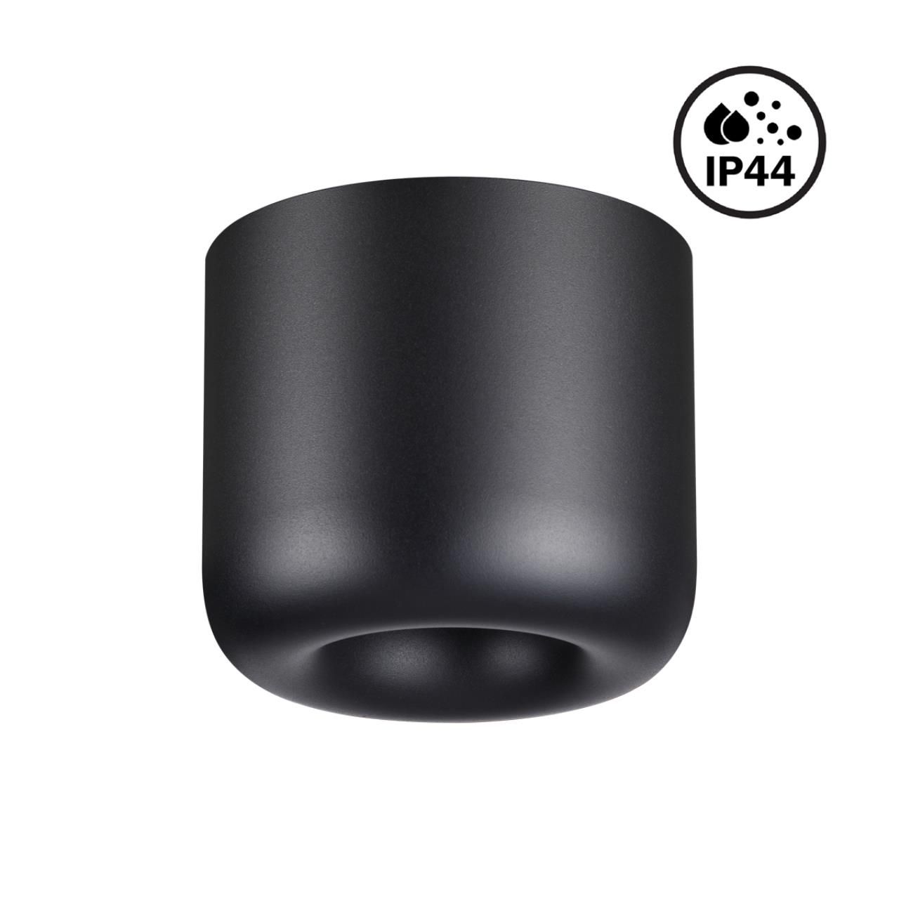 Novotech 359440 OVER NT24 000 черный Светильник накладной влагозащищённый IP44 LED 10W 220-240V 3000K 650Лм LISSE фото