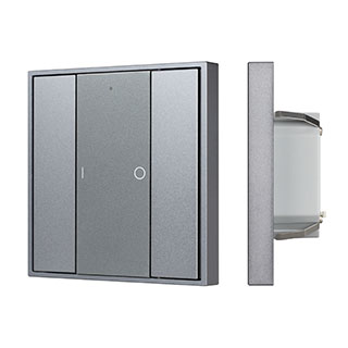 Arlight INTELLIGENT Кнопочная панель DALI-201-23-1G-DIM-DT6-IN Silver (BUS, Frame) (IARL, IP20 Металл, 3 года) фото