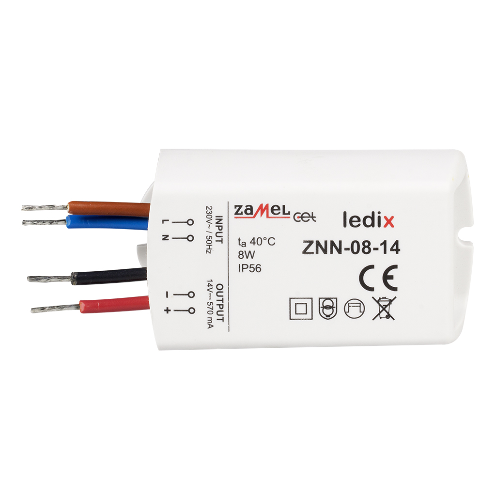 Zamel Блок питания LED 14V DC 8W на стену фото