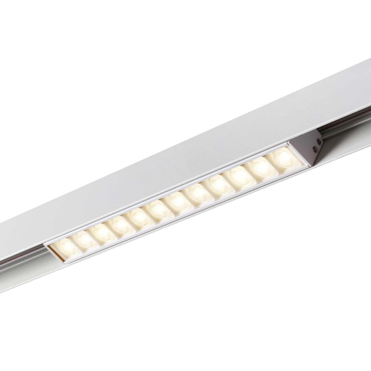 Novotech 359487 SHINO NT24 000 белый Трековый низковольт. св-к диммир. со сменой цв.температуры, пульт ДУ/Tuya Smart Life IP20 LED 12W 48V 3000-6500K фото