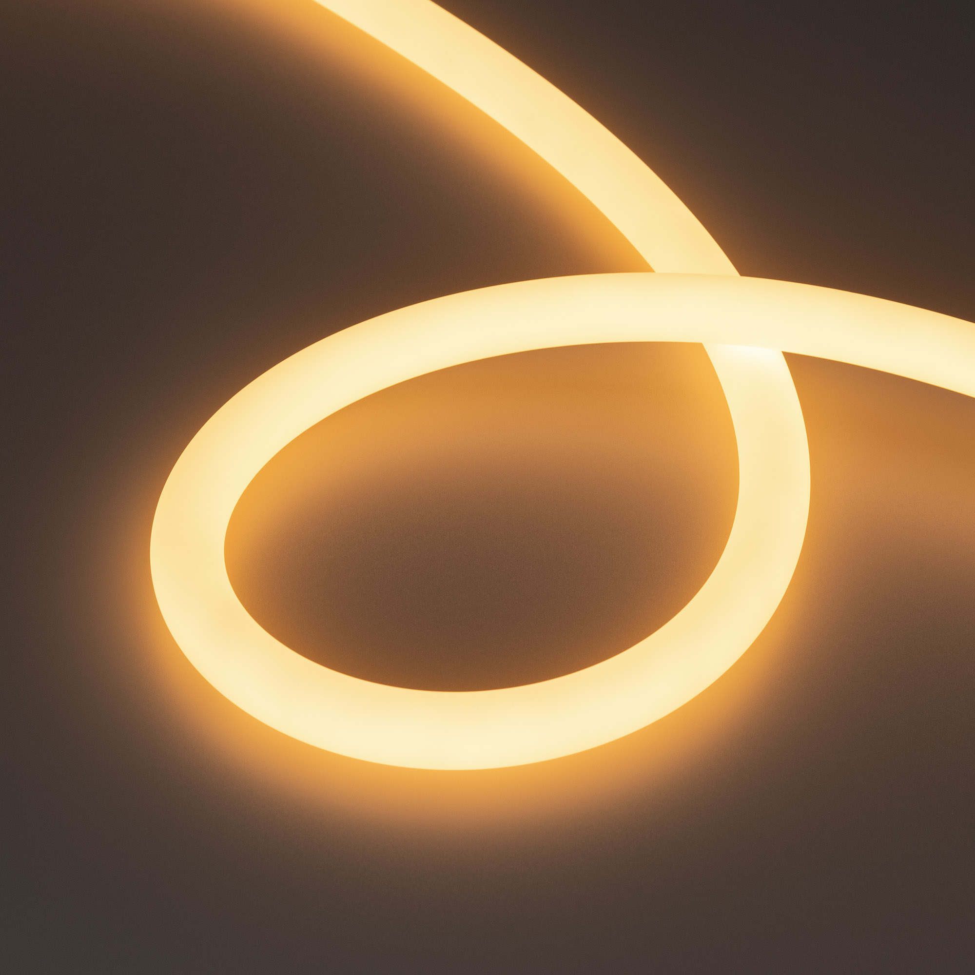 Arlight Лента герметичная MOONLIGHT-TOP-A336-D18mm 24V Warm2700 360deg (14.4 W/m, IP65, 2835, 5m, wire x1) (Прямой вывод кабеля) фото