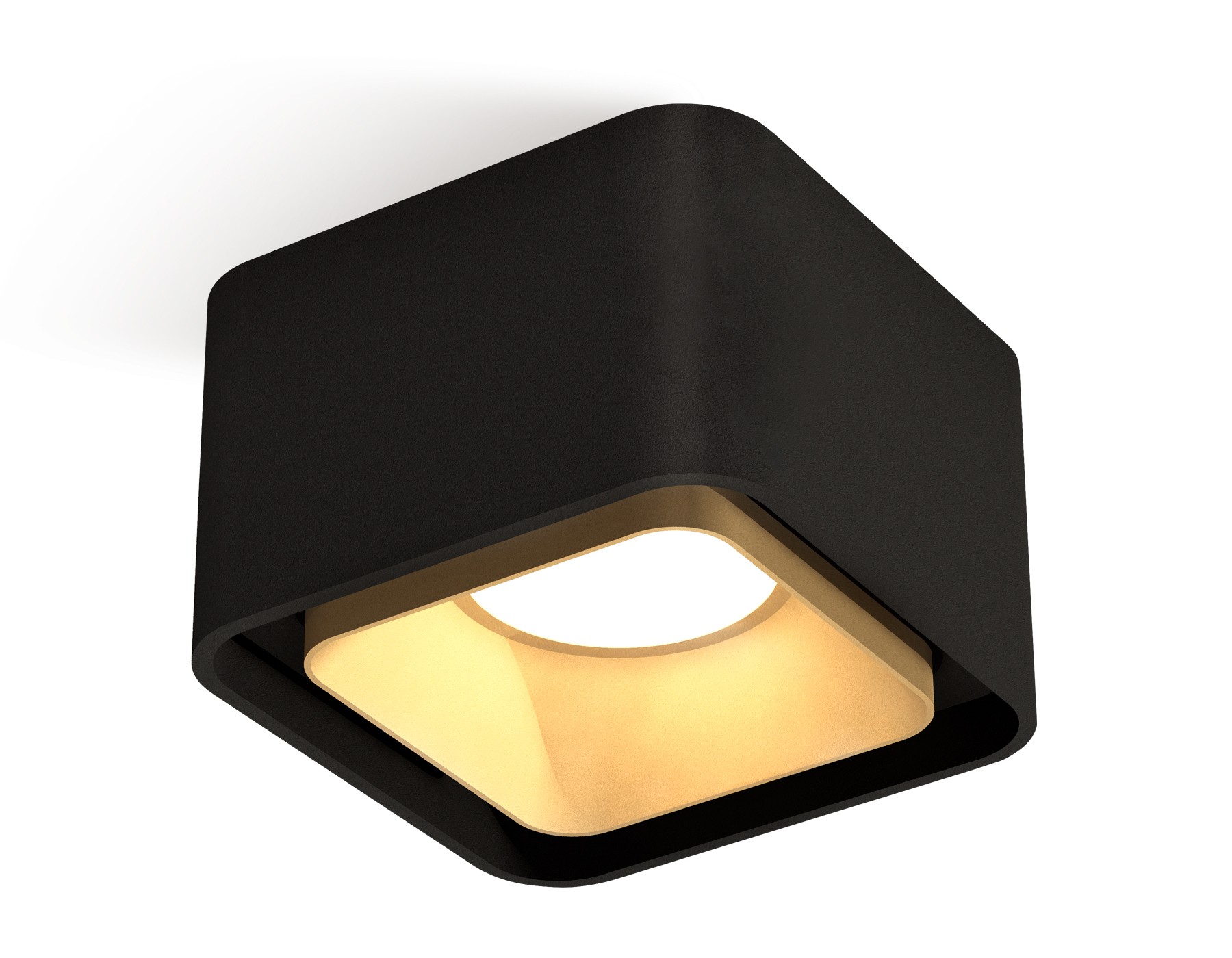 Ambrella Комплект накладного светильника XS7833004 SBK/SGD черный песок/золото песок MR16 GU5.3 (C7833, N7704) фото