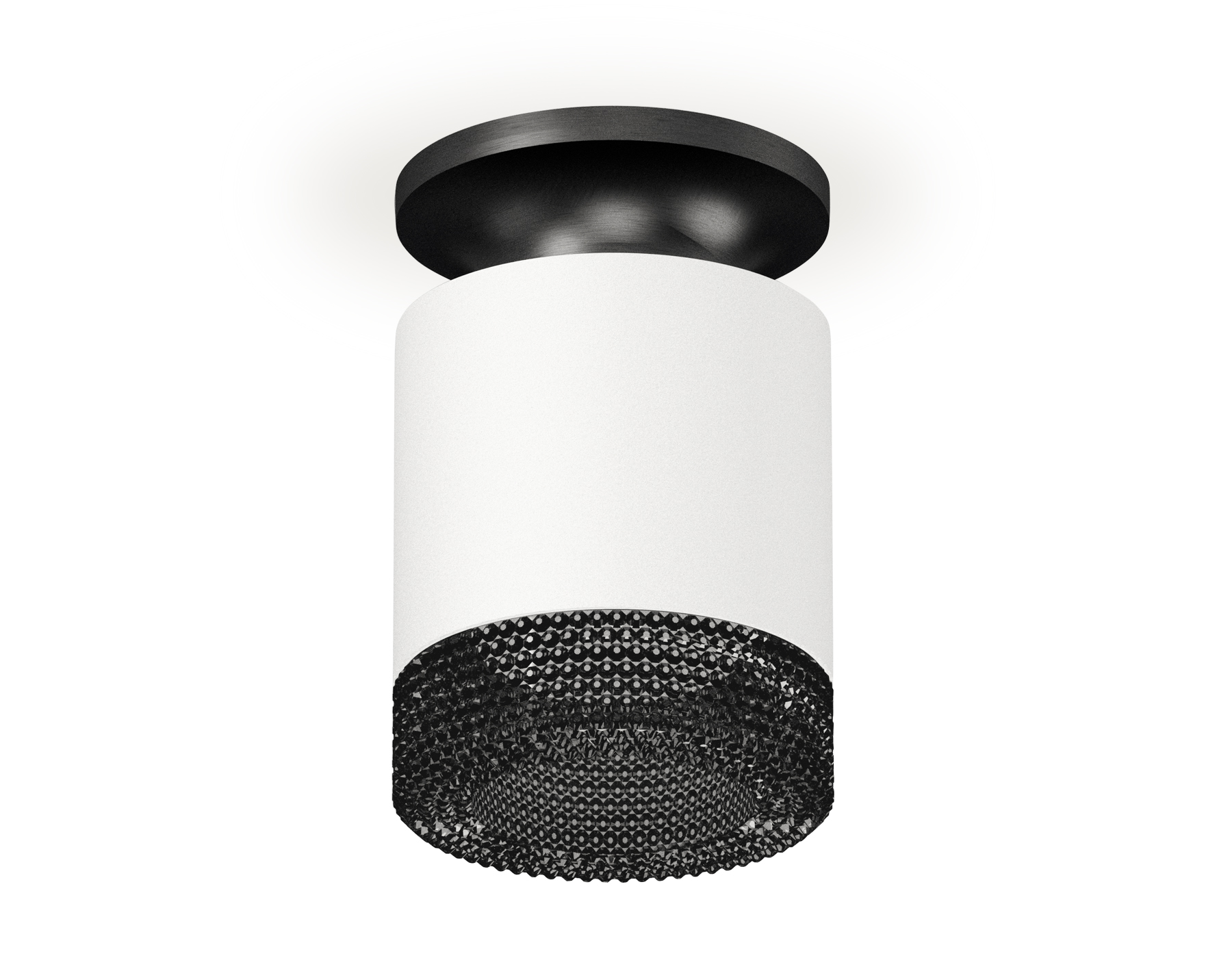 Ambrella Комплект накладного светильника XS7401084 SWH/PBK/BK белый песок/черный полированный/тонированный MR16 GU5.3 (N7926, C7401, N7192) фото