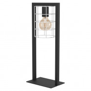 Eglo 43665 Настольная лампа JUBILY, 1Х40W, E27, L220, B145, H535, сталь/цинк, черный/оцинкованный фото