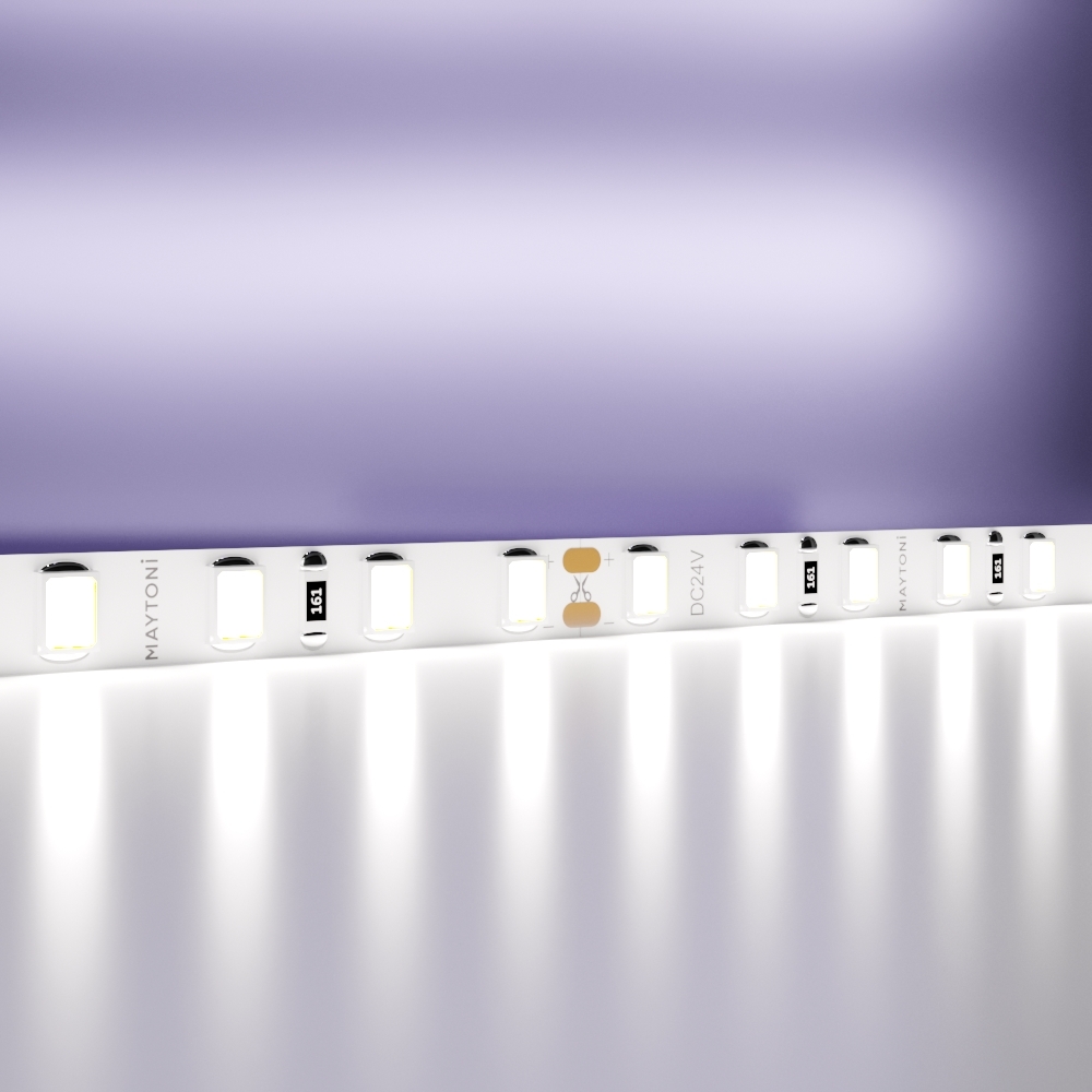 Maytoni Led Strip Светодиодная лента 24В 2835 9,6Вт/м 6000K 5м IP20 5мм 20021 фото