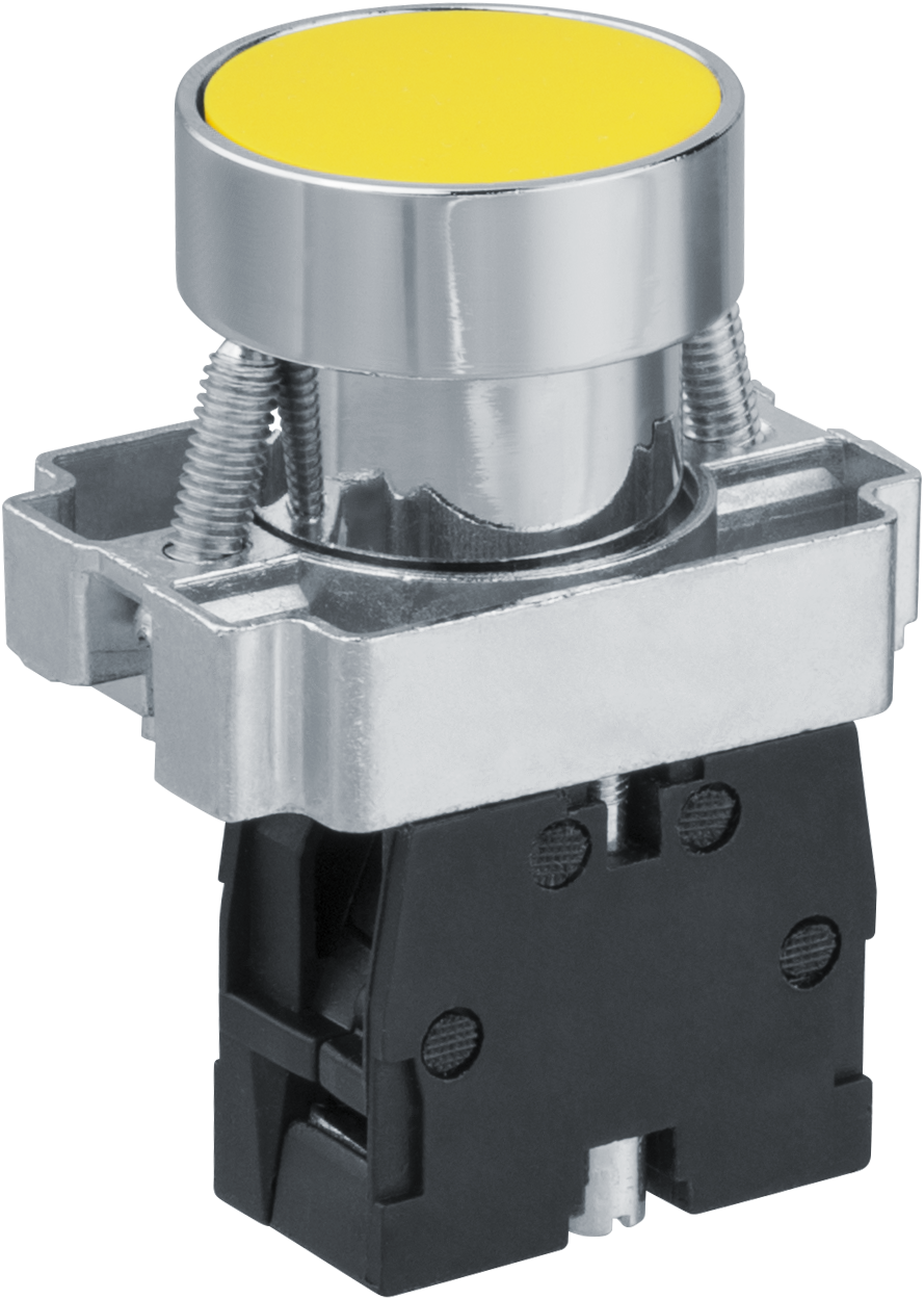 Кнопка Navigator NBI-B-08-Y желтая d22мм NO (240/20/1)
