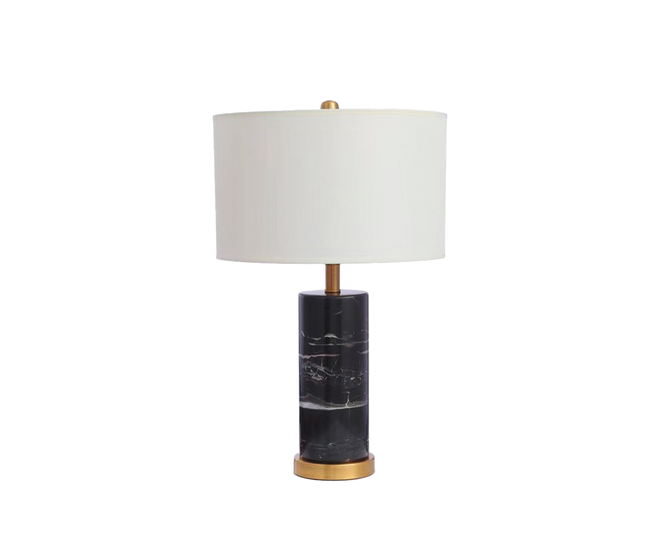 Kink Light 07700-2T,19-20(01) Настольная лампа Тайла черный/бронза/белый d38 h65 E27 1*40W фото