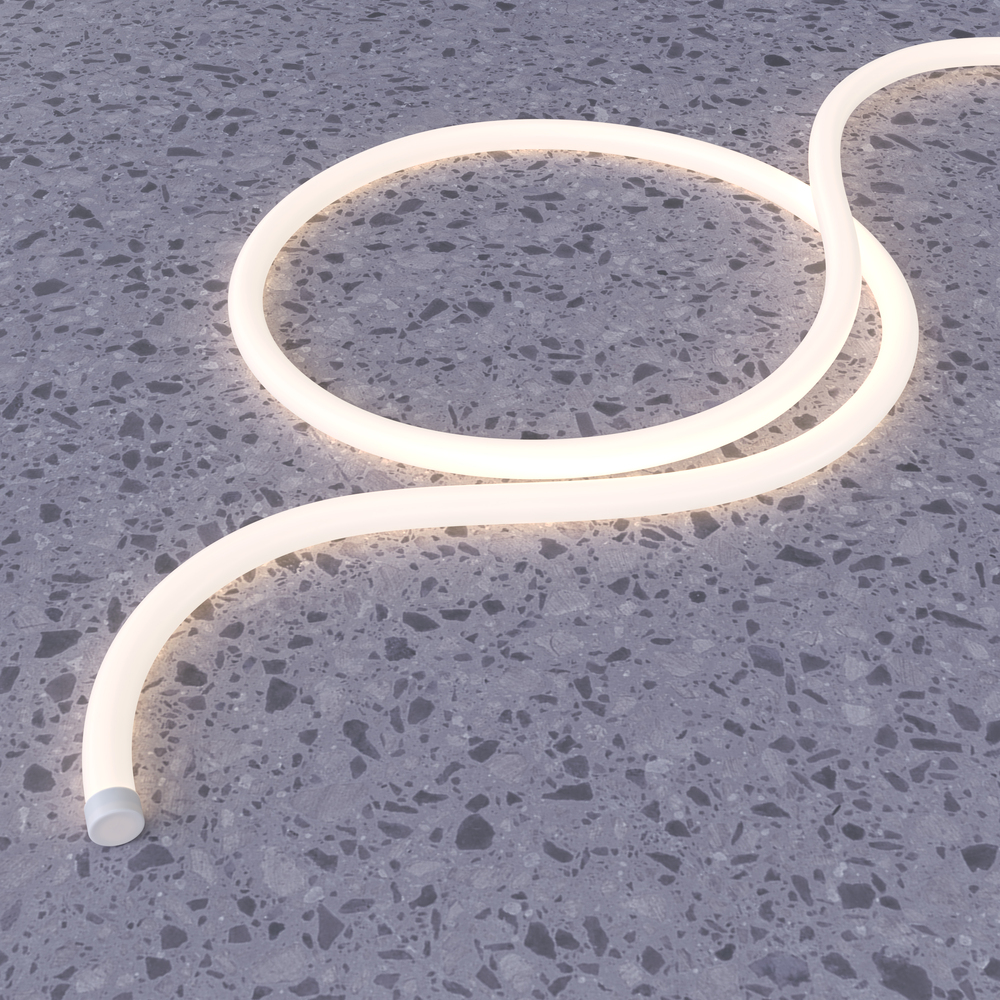 Maytoni Led Strip Гибкий неон D22 24В 16Вт/м 3000K IP67 5м 200881 фото