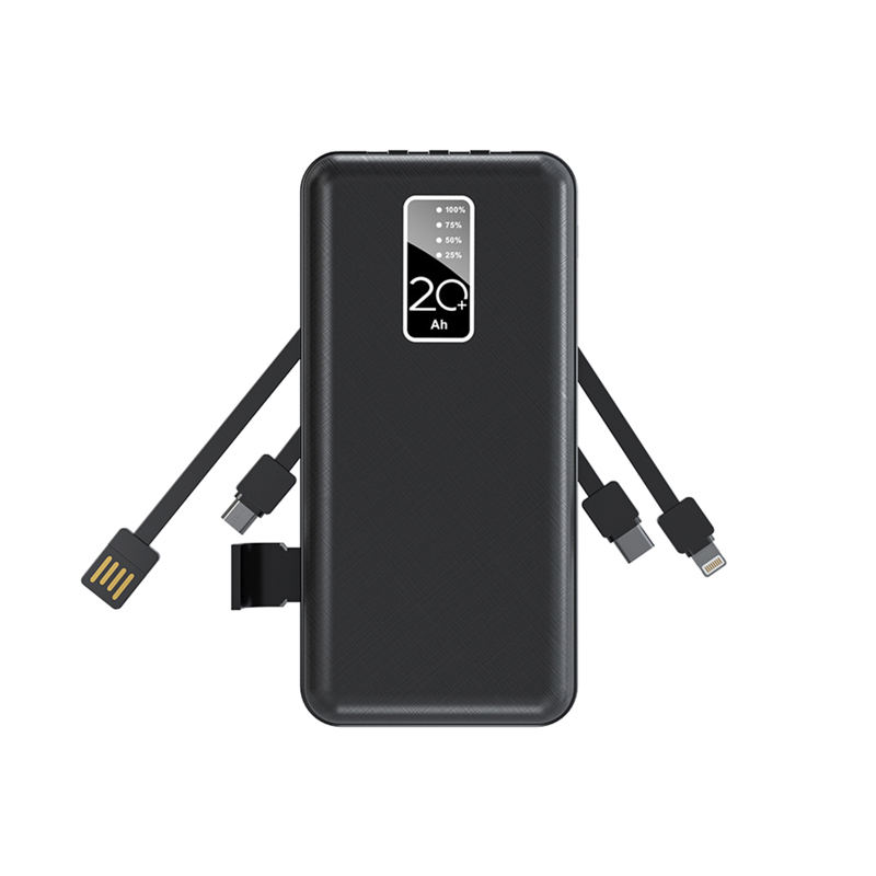REXANT Портативное зарядное устройство Power Bank (аккумуляторная батарея) 20000 mAh, черное. фото