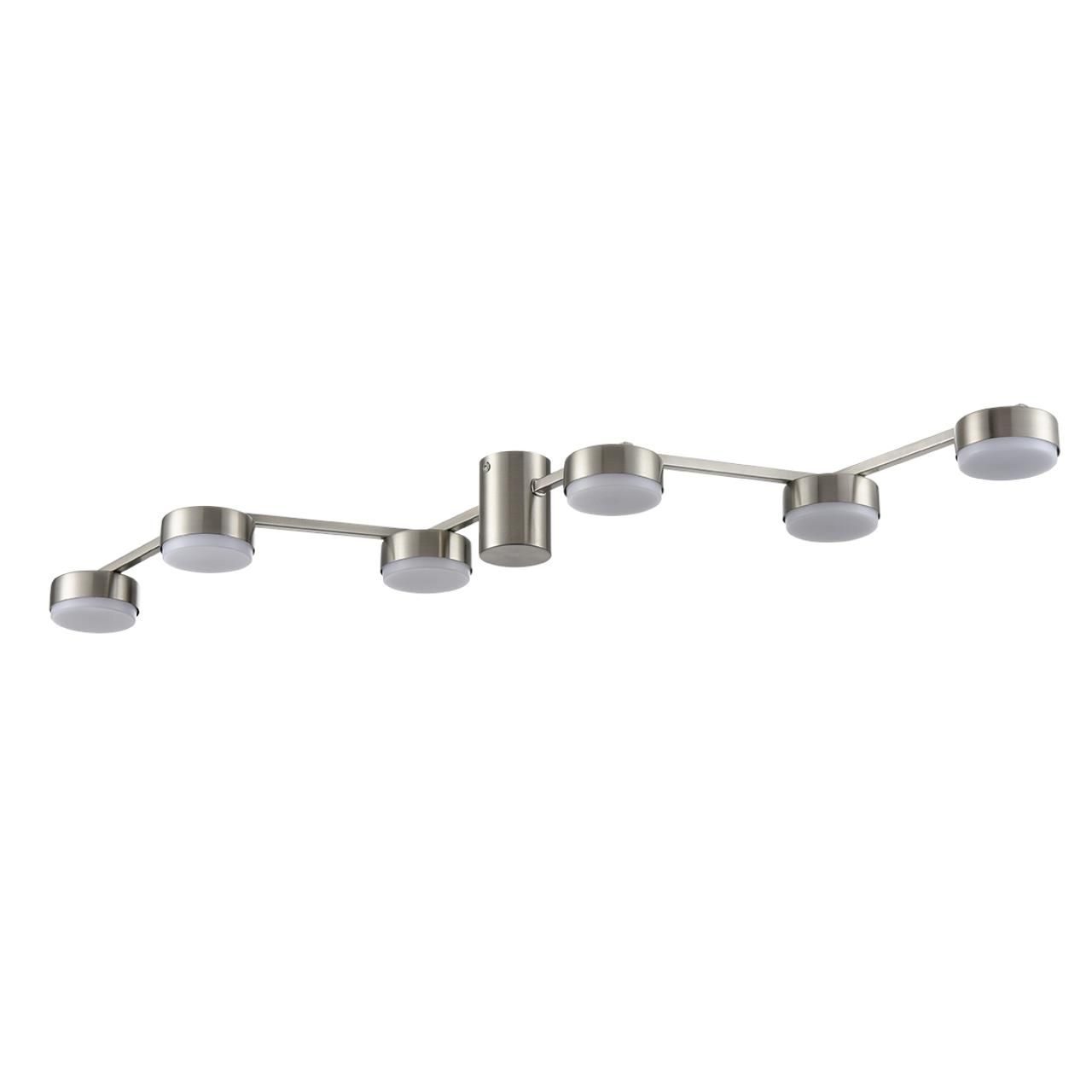 Lumion 8116/6C COMFI LN25 никель, металл Люстра потолочная LED GX53 6*7W 220V SANATA фото