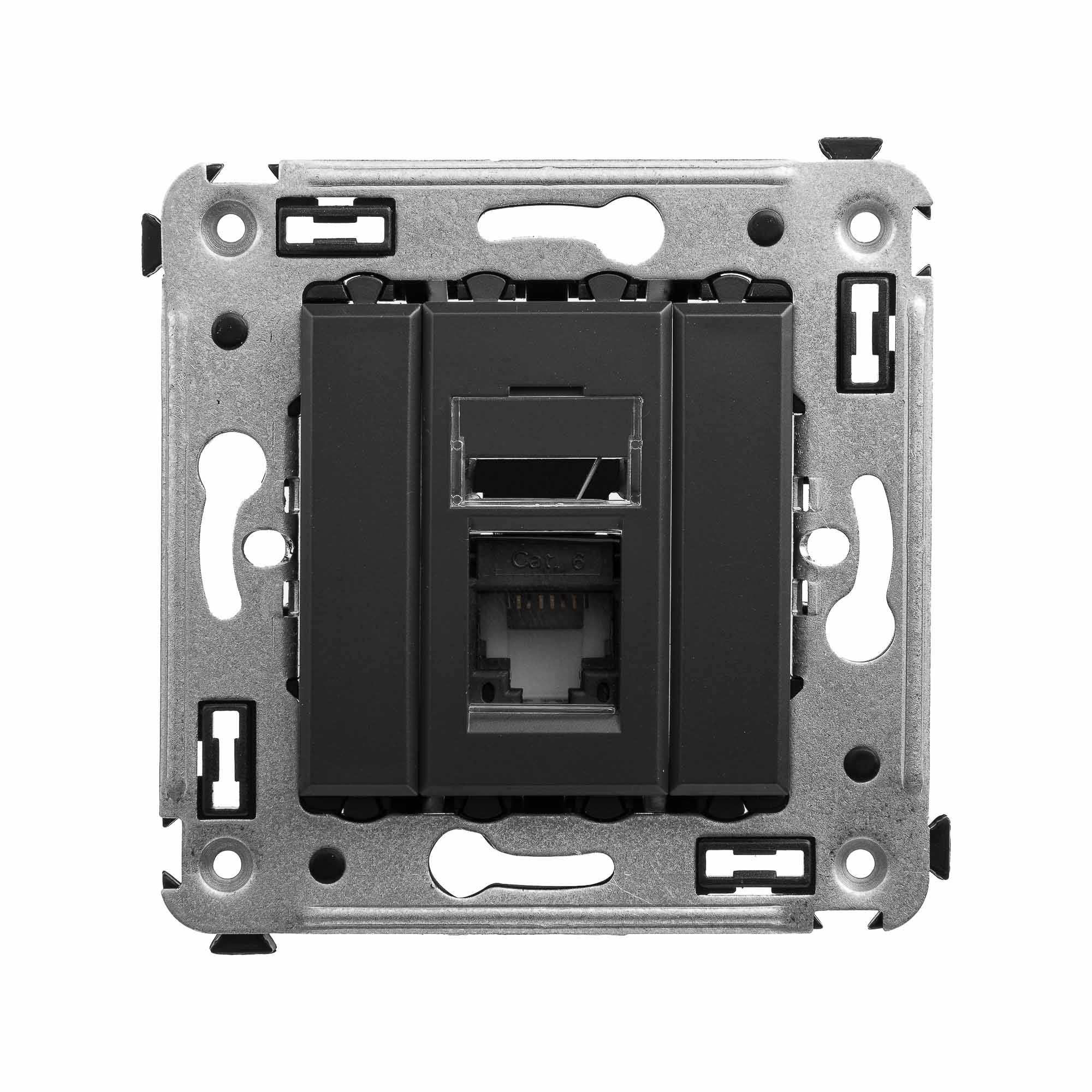 DKC Avanti Компьютерная розетка RJ-45 в стену, кат.6 одинарная, 