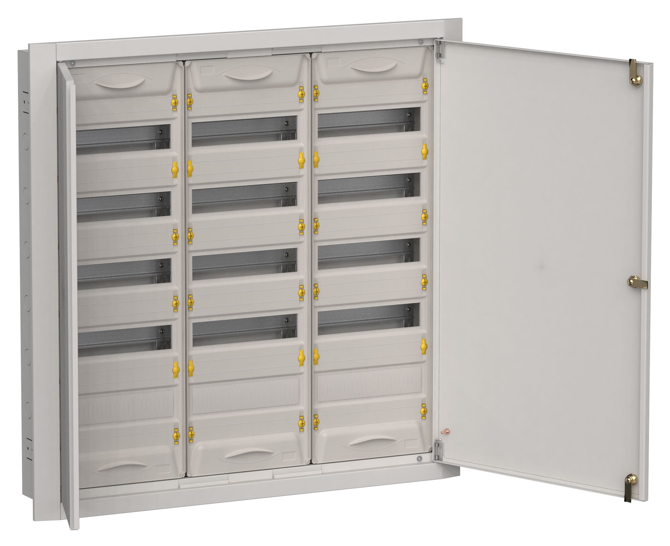 IEK TITAN 5 Корпус мет. ЩРв-180 (3х60) 880х885х130 IP31 сер фото