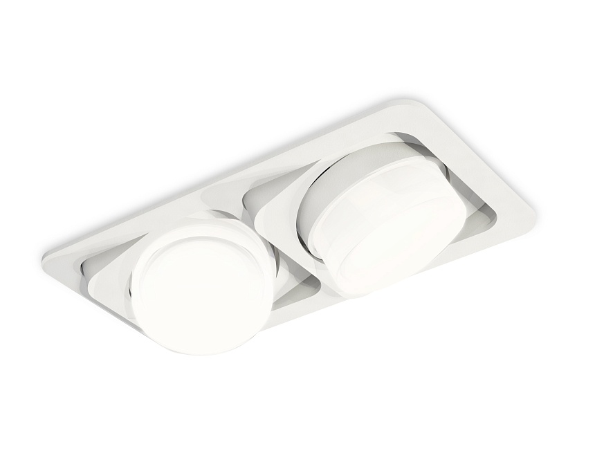 Ambrella Комплект встраиваемого поворотного светильника XC7663083 SWH/FR/CL белый песок/белый матовый/прозрачный MR16 GU5.3 (C7663, N7160) фото