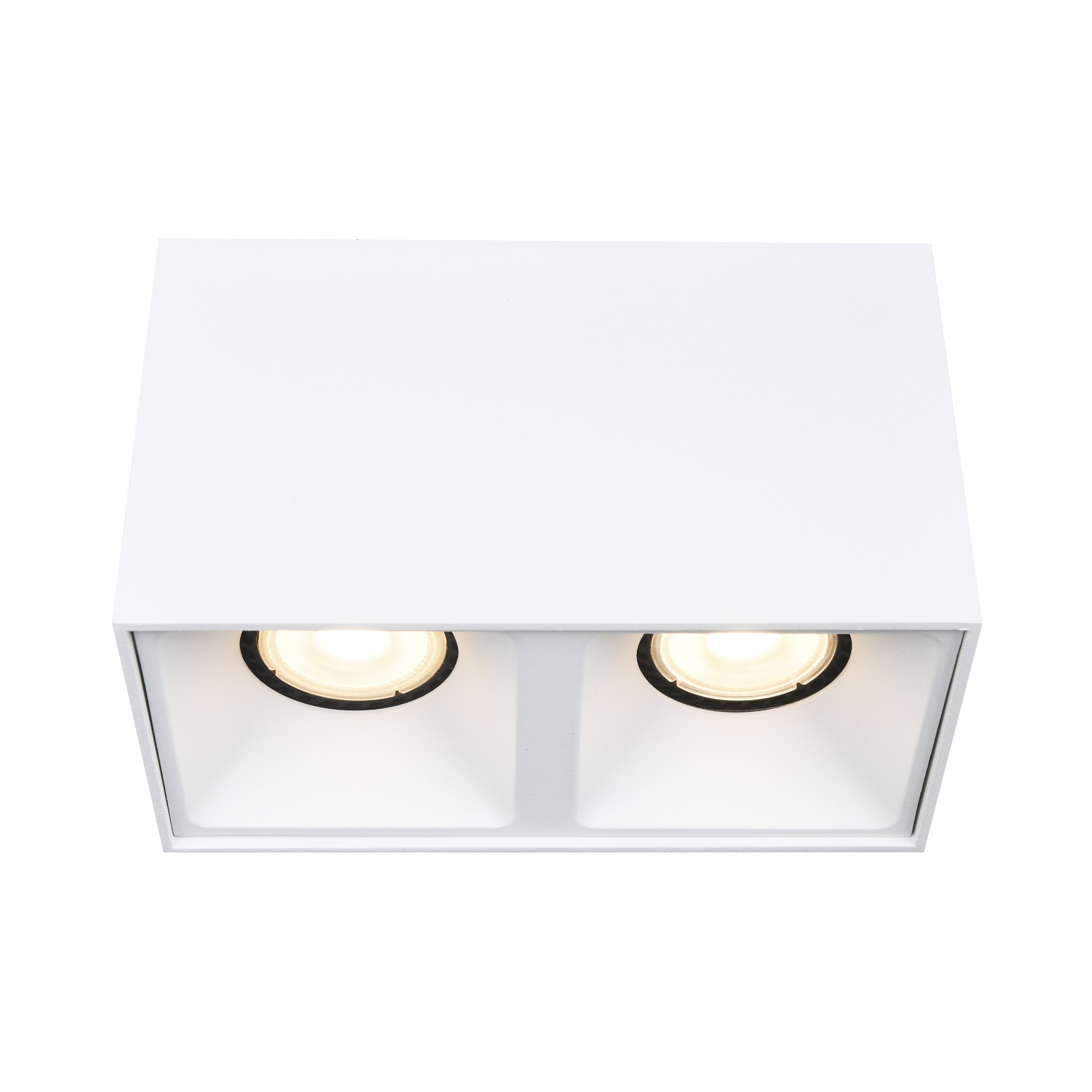 ST LUCE ST168.502.02 Светильник потолочный Белый GU10 2*50W IP20 L82,5xW165xH104 220V Без ламп фото