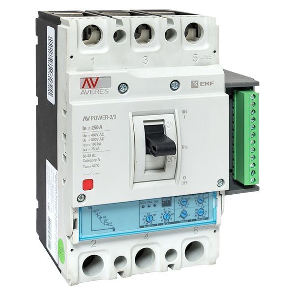 EKF Выключатель автоматический в литом корпусе AV-POWER-2/3 250А 100кА ETU2.2 фото