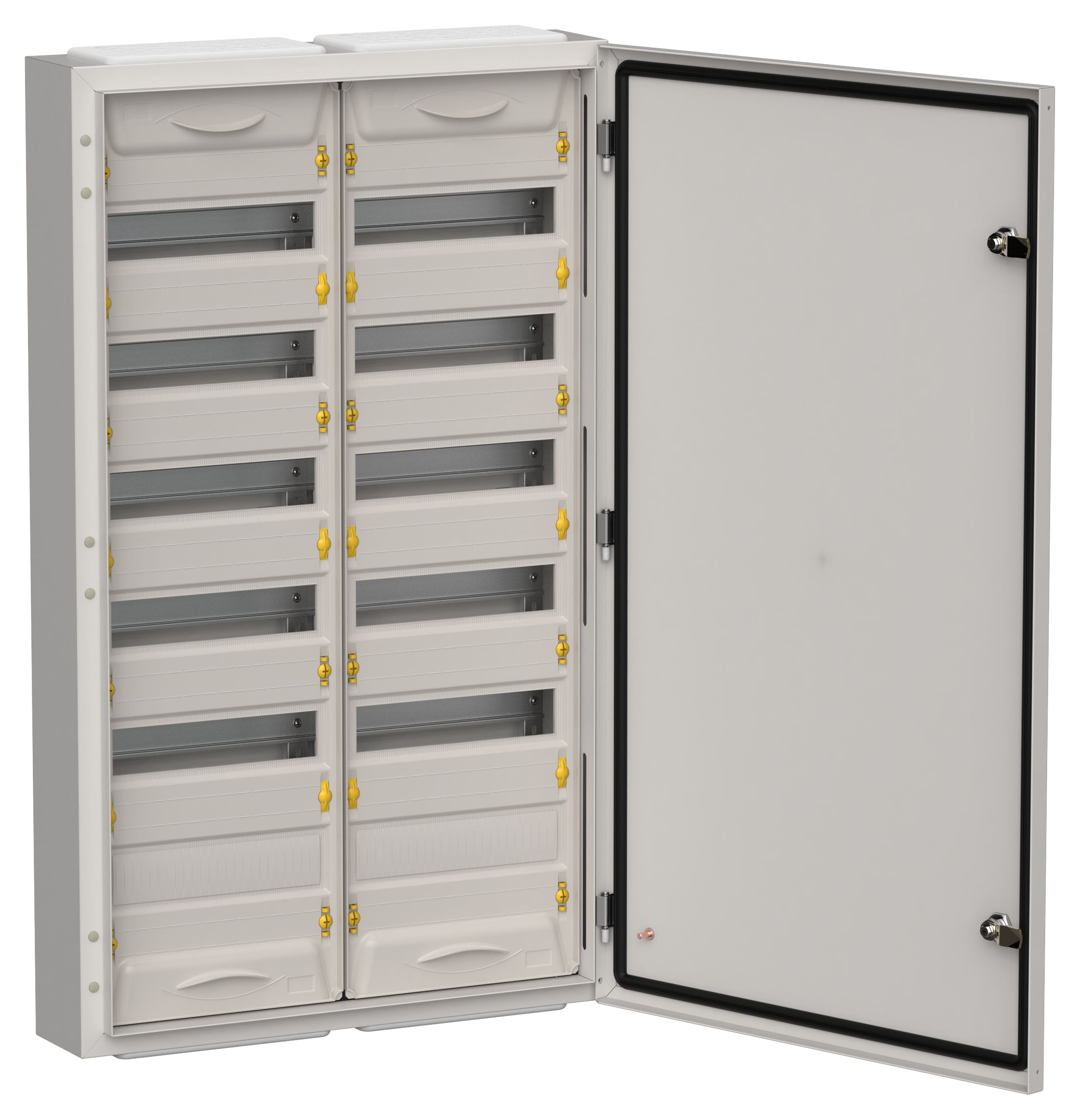 IEK TITAN 5 Корпус мет. ЩРн-144 (2х72) 960х570х140 IP54 сер фото