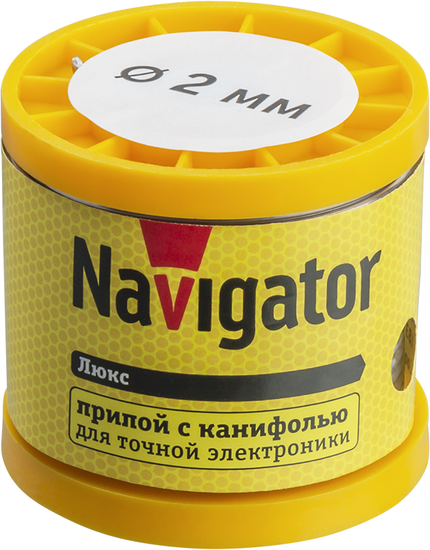 Navigator Припой 93 087 NEM-Pos02-61K-2-K200 (ПОС-61, катушка, 2 мм, 200 гр) фото