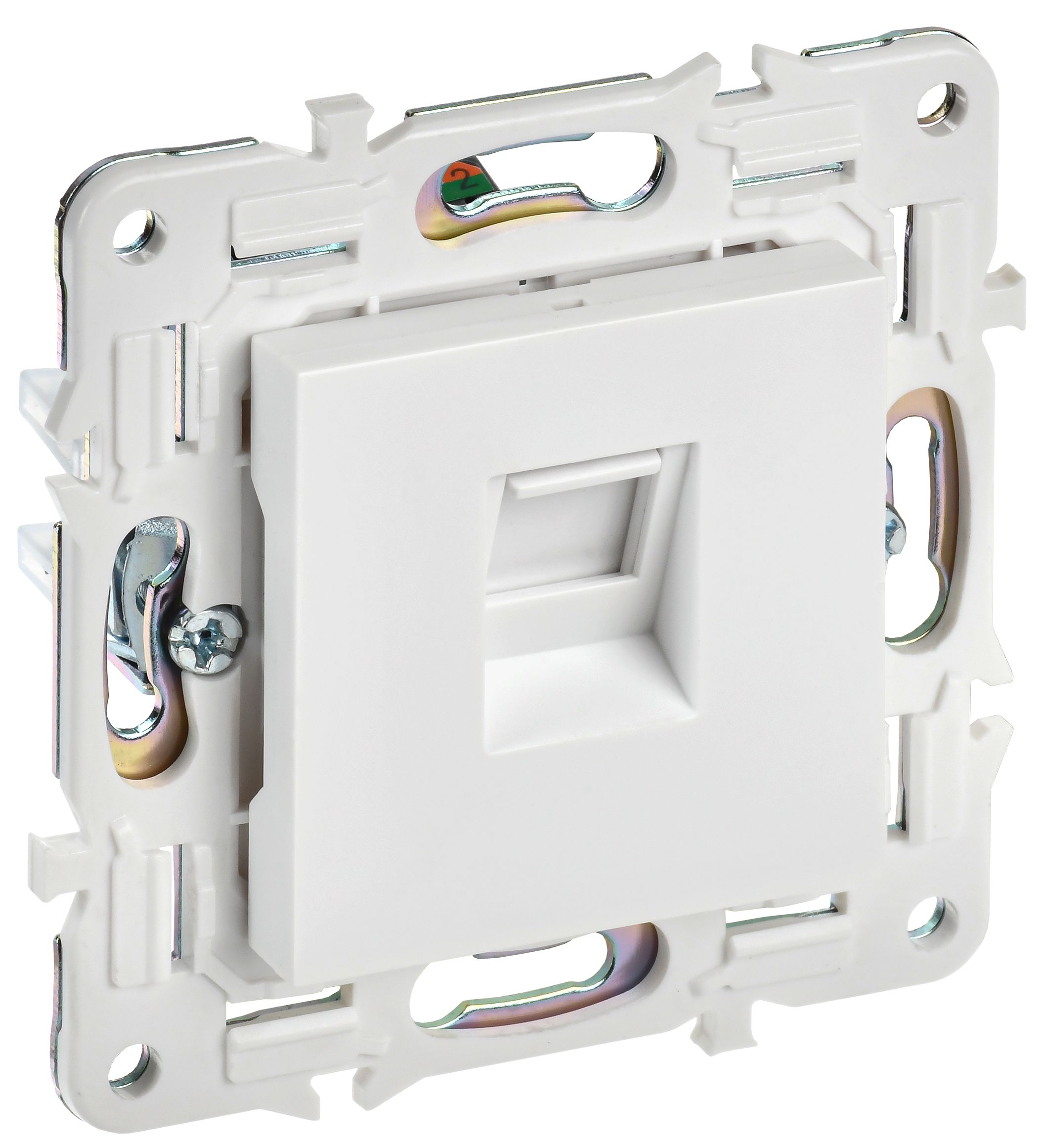 IEK SKANDY Арктический белый Розетка компьютерная RJ45 кат.5E SK-K01W фото
