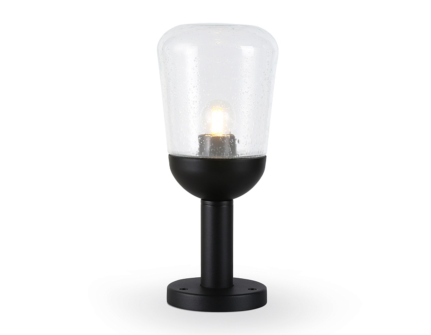 Ambrella Светильник уличный ландшафтный ST2085 BK/CL черный/прозрачный IP54 E27 max 40W D150*350 фото